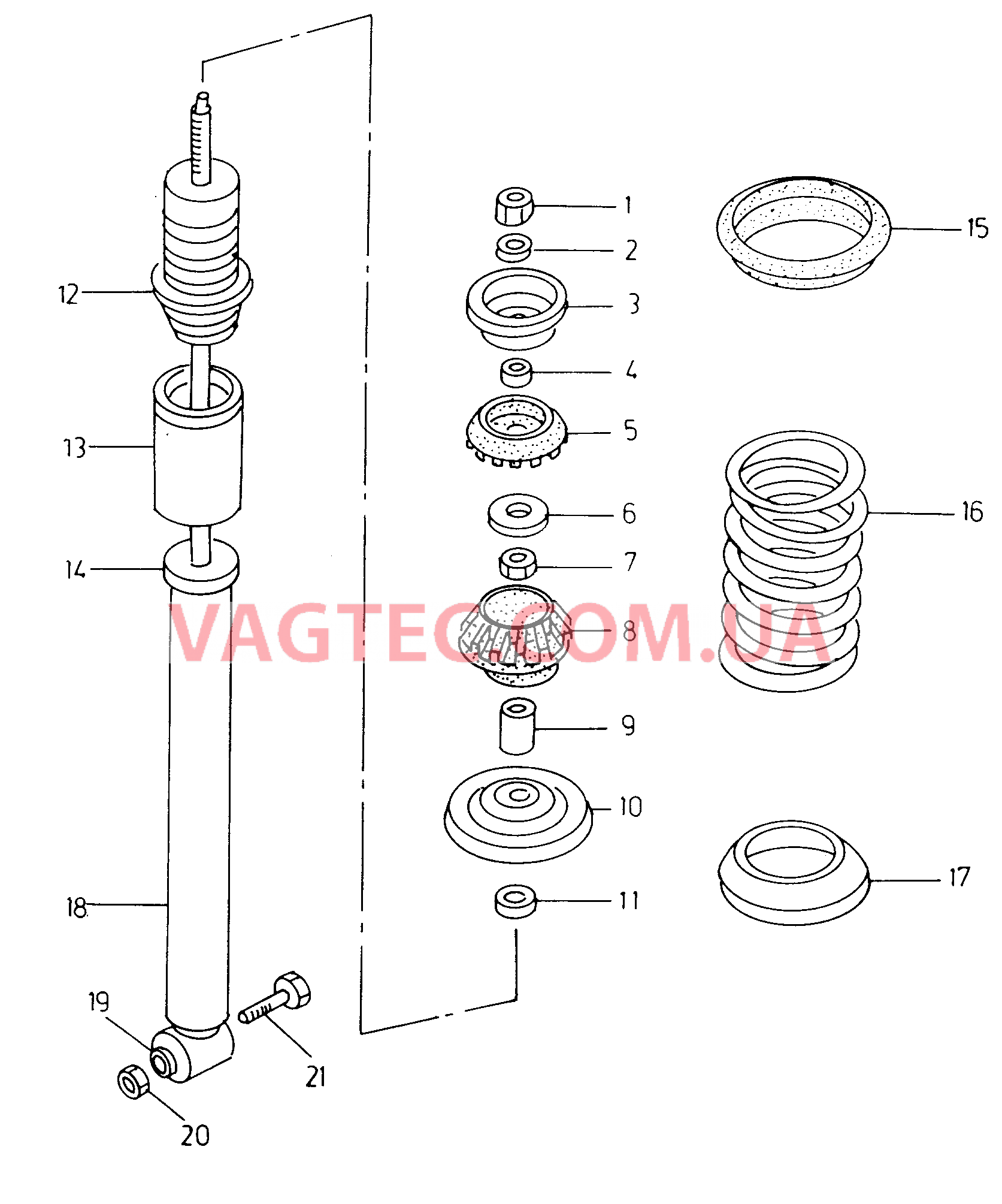 Подвеска  для VOLKSWAGEN Caddy 2001-1