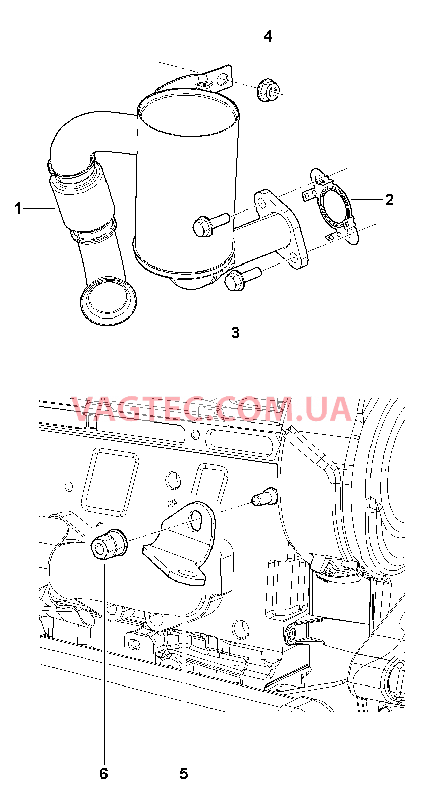 Труба  для VOLKSWAGEN Beetle 2014