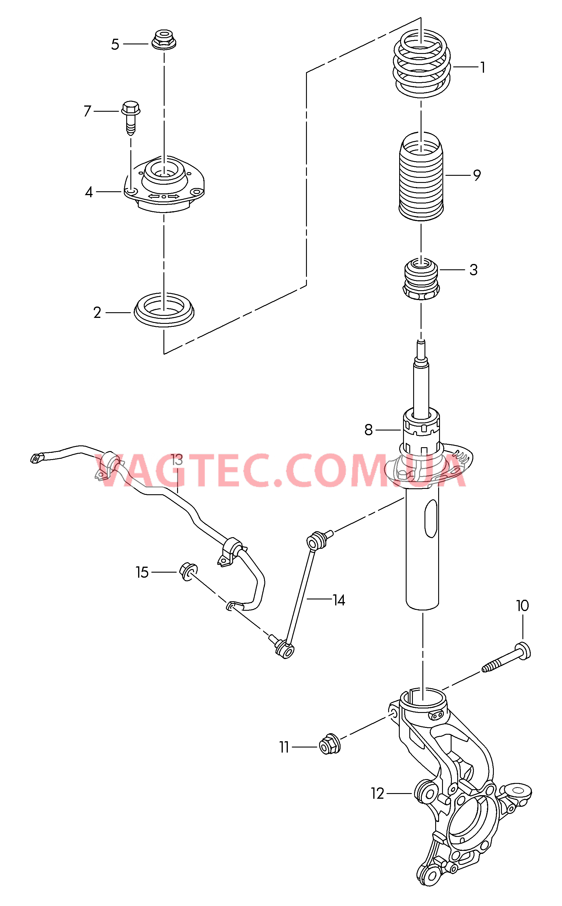 Амортизатор  для VOLKSWAGEN Jetta 2017-2