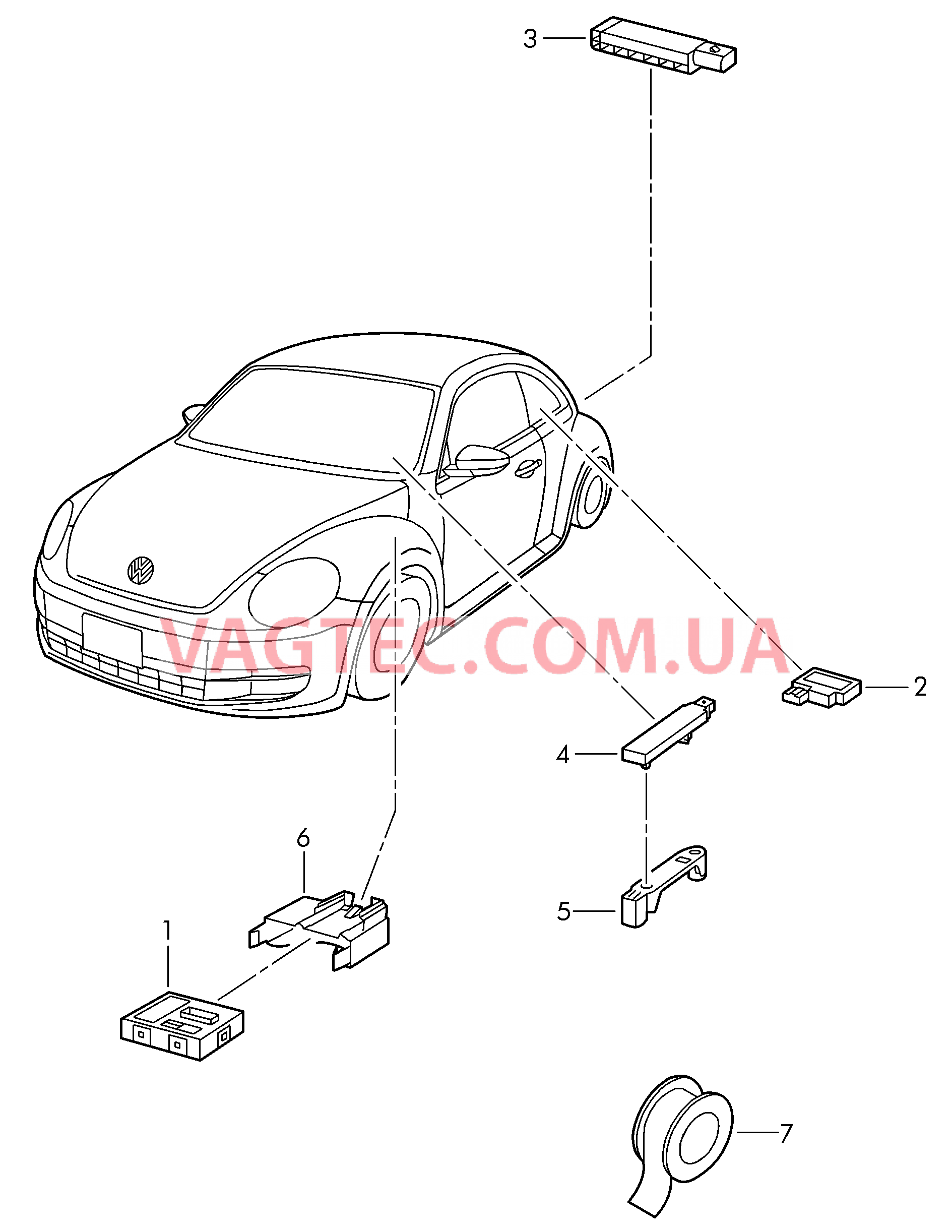 Cписок стартеров для а/м без режима Cтарт-стоп .  для VOLKSWAGEN Beetle 2013