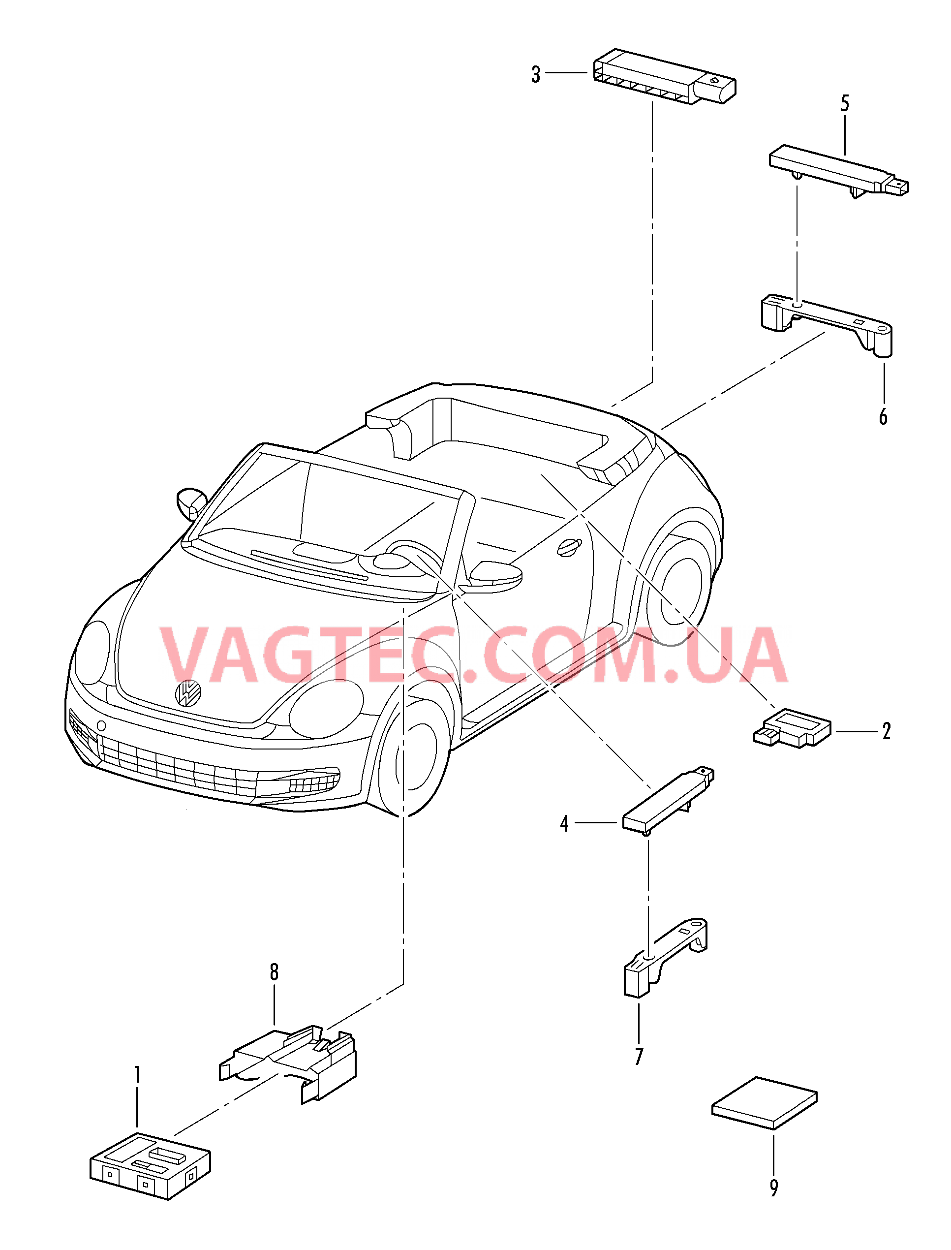 Cписок стартеров для а/м без режима Cтарт-стоп .  для VOLKSWAGEN Beetle.Cabriolet 2016