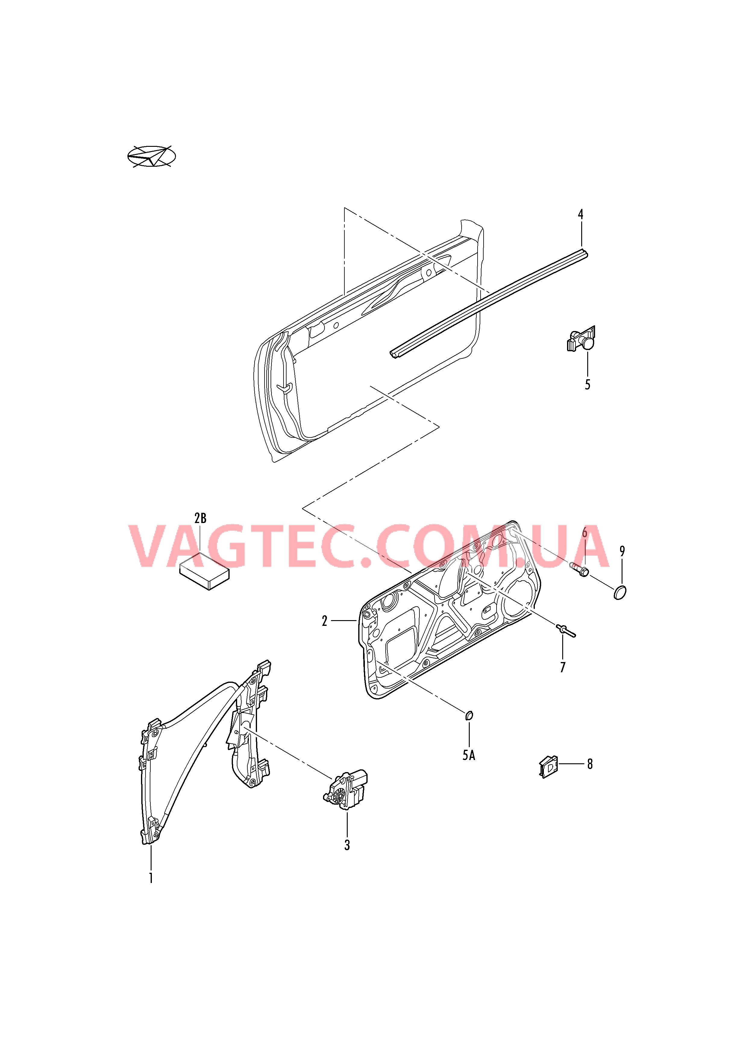 Cтеклоподъемник, направляющие, уплотнитель для двери   Накладка для двери  для VOLKSWAGEN Beetle.Cabriolet 2010