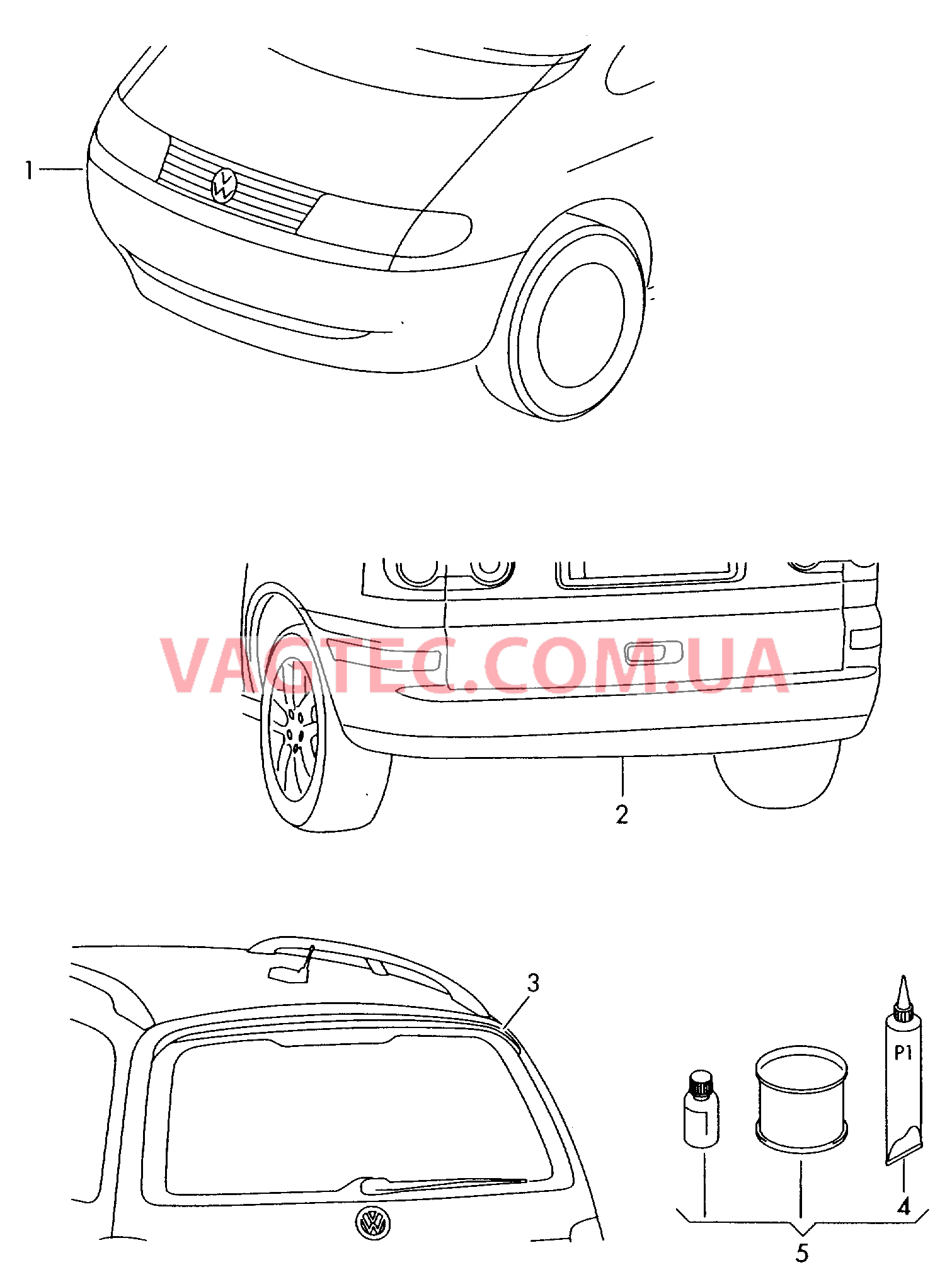 Оригинальные аксессуары Аэродинамический обвес   для VOLKSWAGEN Scirocco 2016