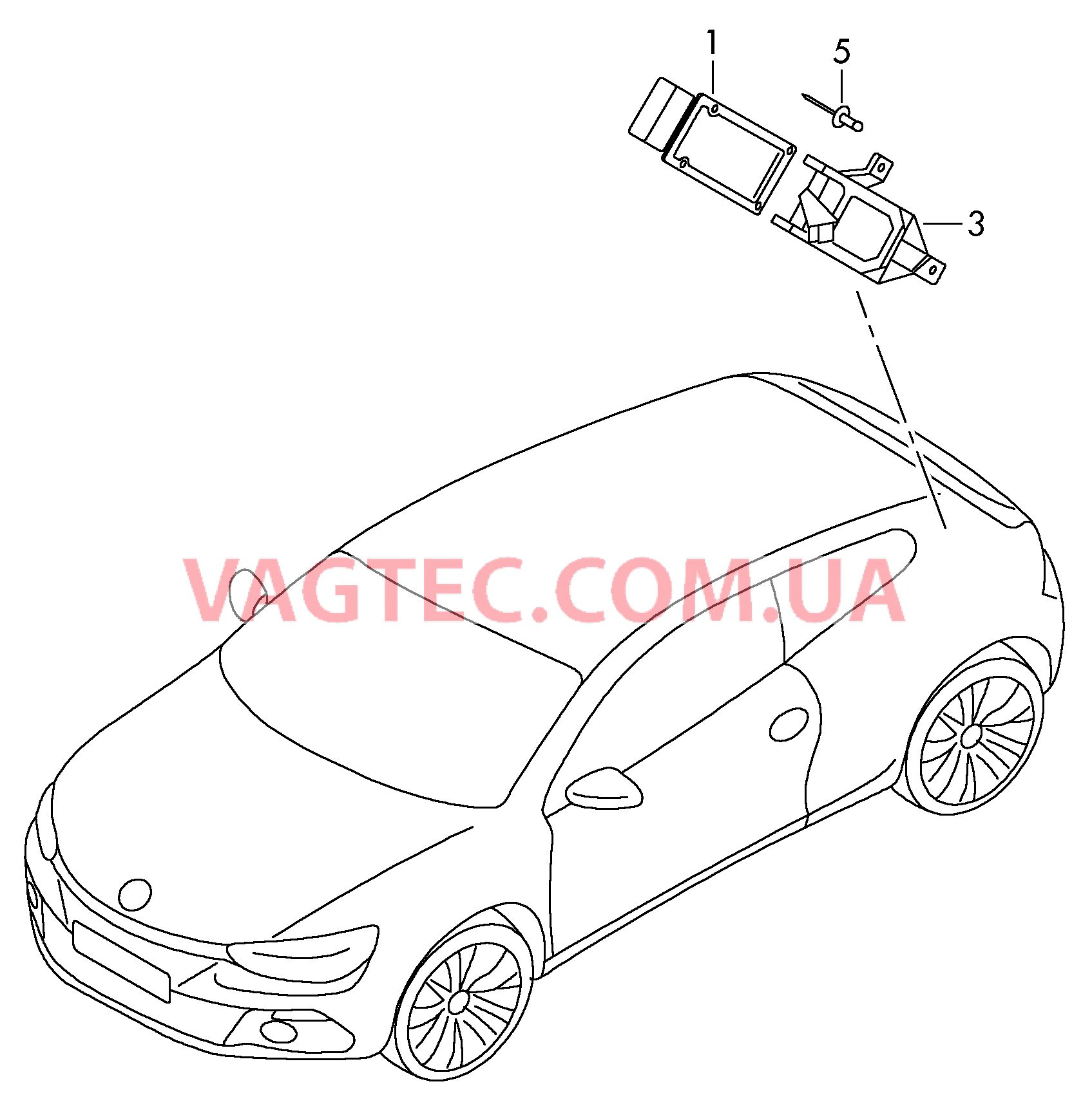 БУ системы электронного регулирования демпфирования  для VOLKSWAGEN Scirocco 2011