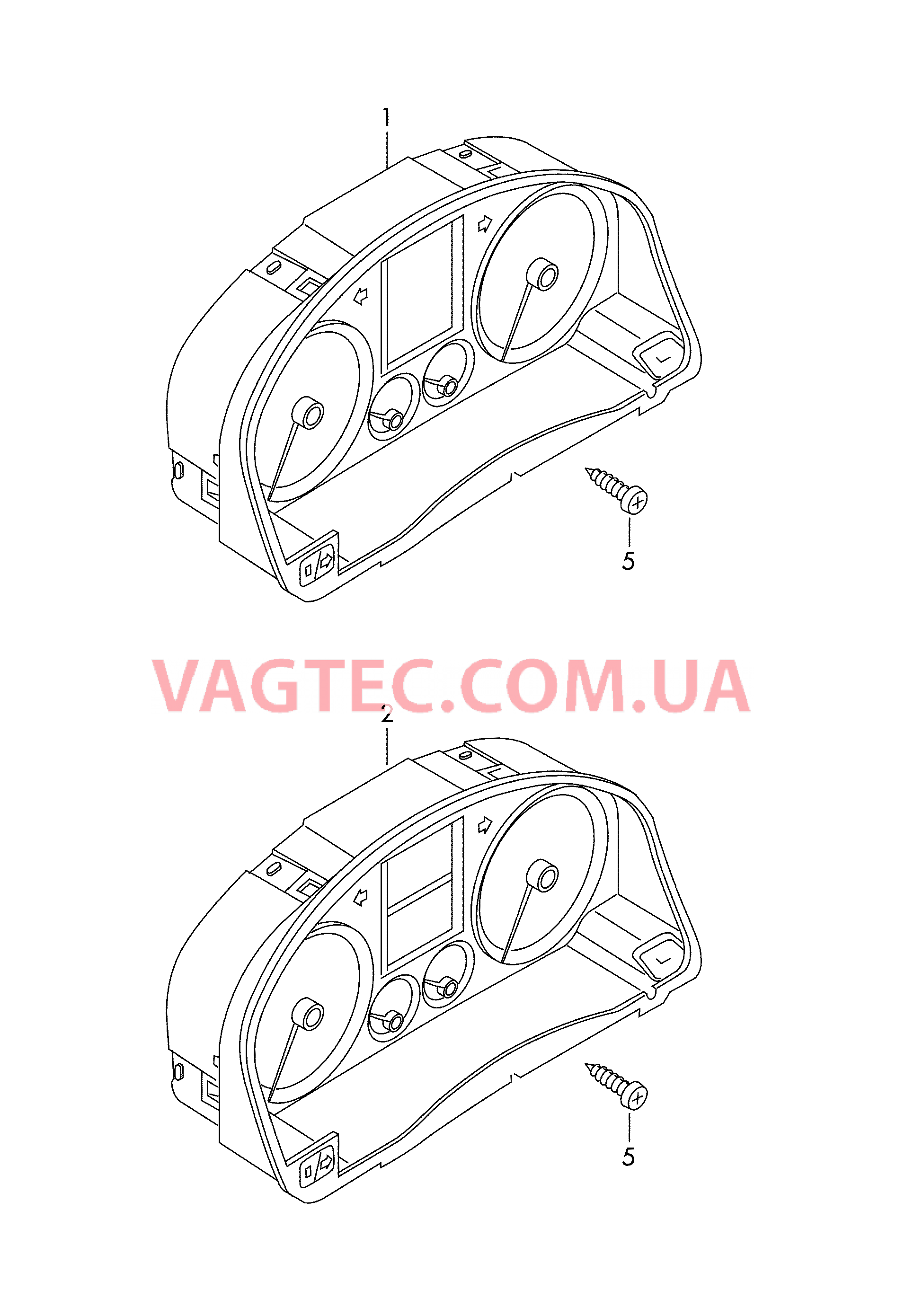 Комбинация приборов  F             >> 13-9-050 000 для VOLKSWAGEN Scirocco 2014