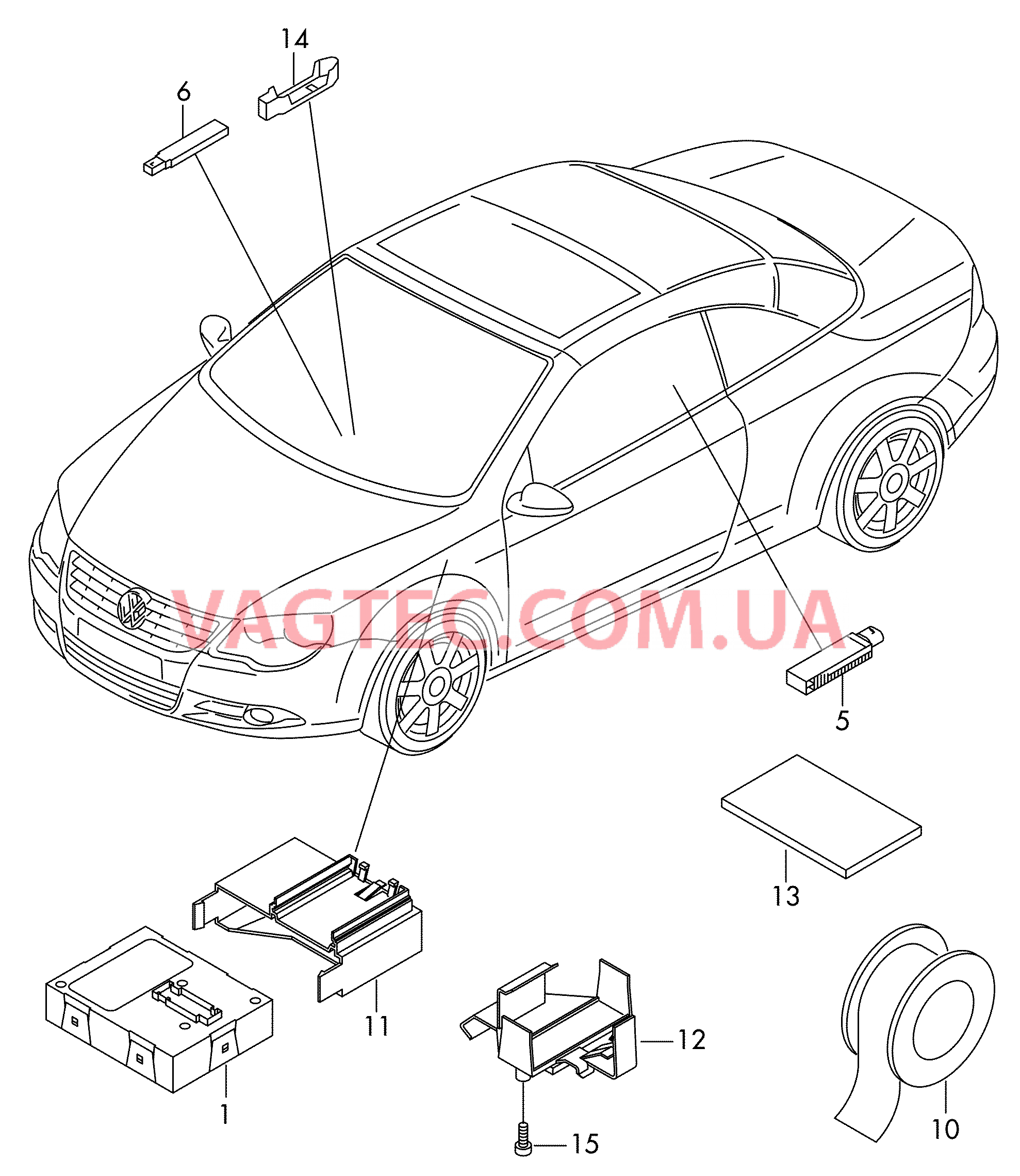 Cписок стартеров  для VOLKSWAGEN EOS 2014