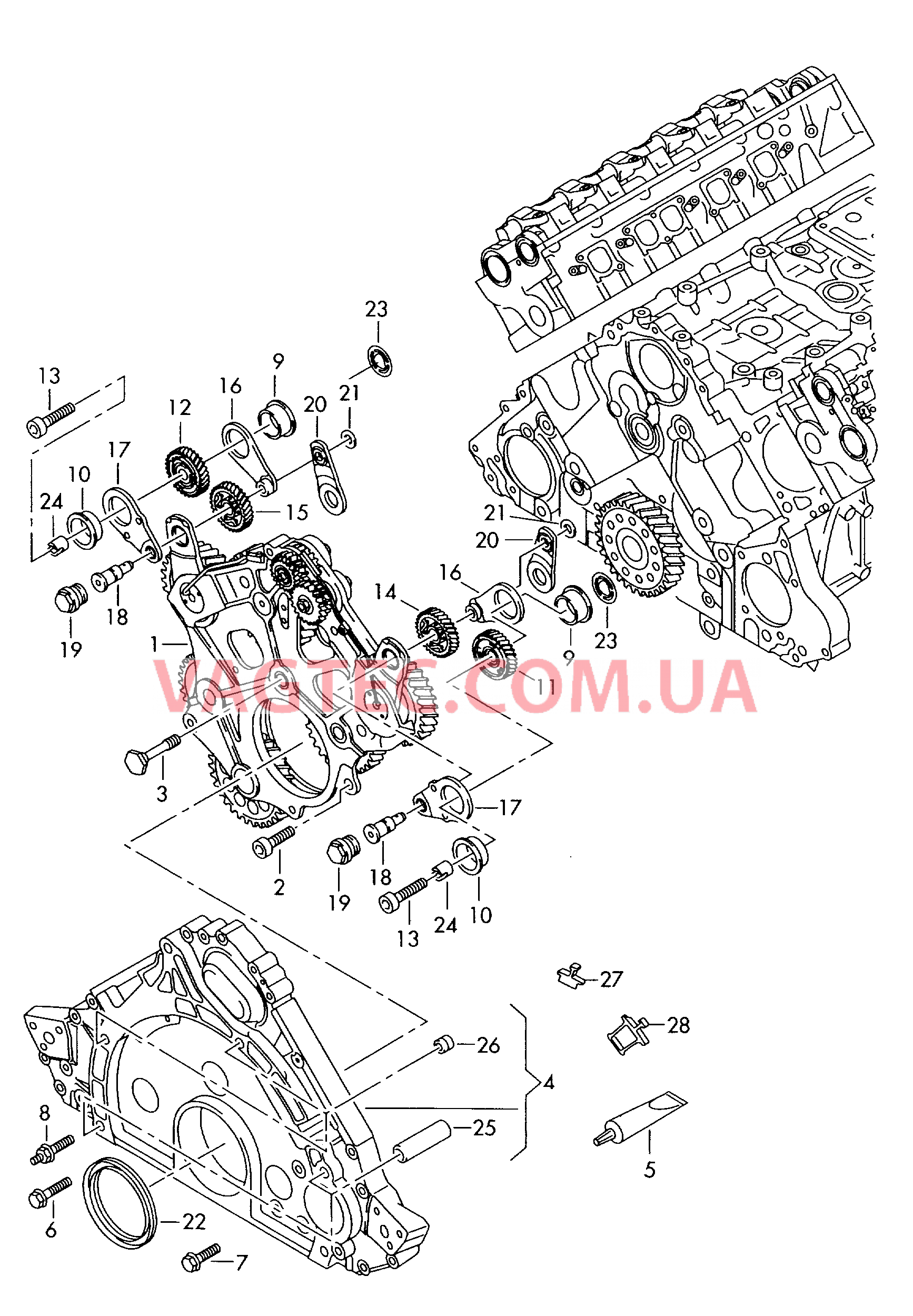 Блок управления двигателя Кор. мех-ма измен. фаз газрас.   M AJS  004 978>> для VOLKSWAGEN Phaeton 2007