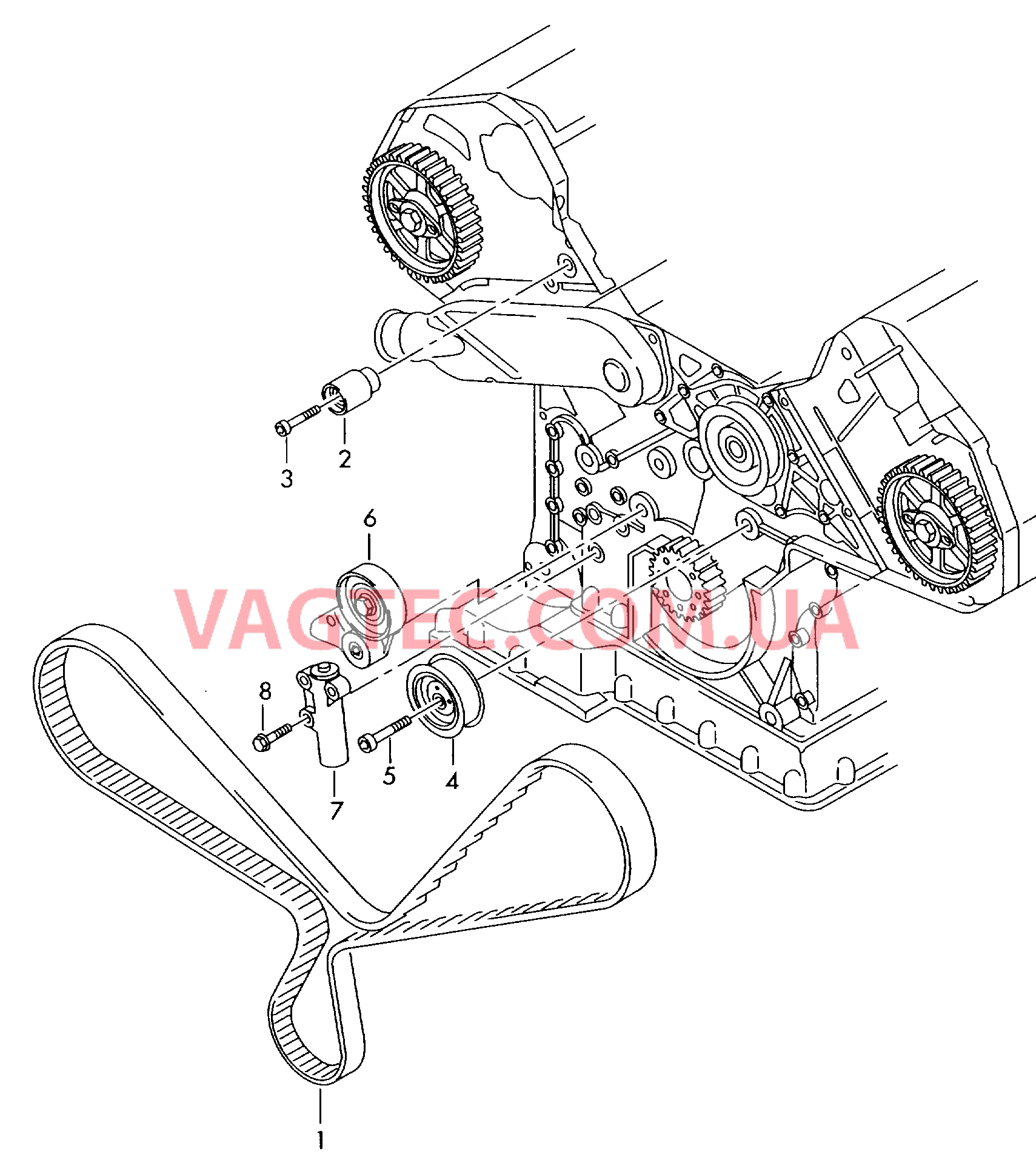 Ремень зубчатый для VW TOUAREG   для VOLKSWAGEN Touareg 2003