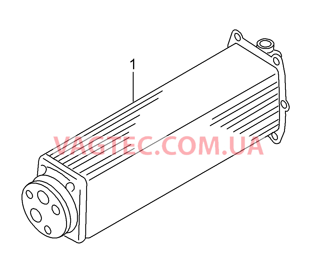 Охладитель наддув. воздуха  для VOLKSWAGEN Touareg 2014
