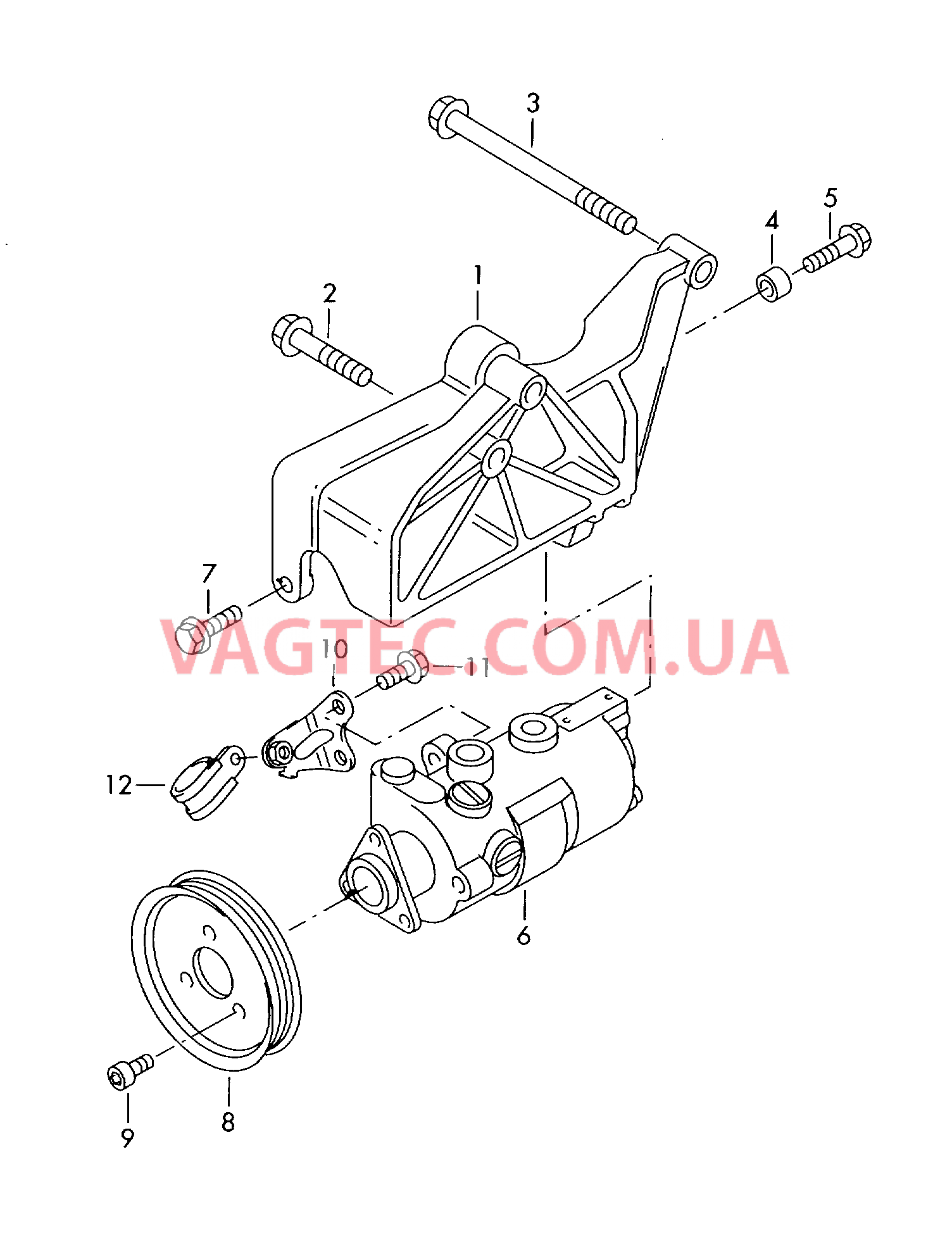 Дополнит. гидравлический насос  для VOLKSWAGEN Crafter 2015