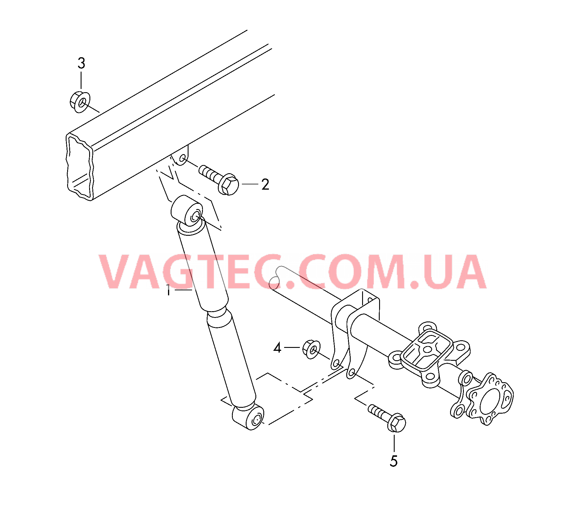 Амортизатор  для VOLKSWAGEN Crafter 2010