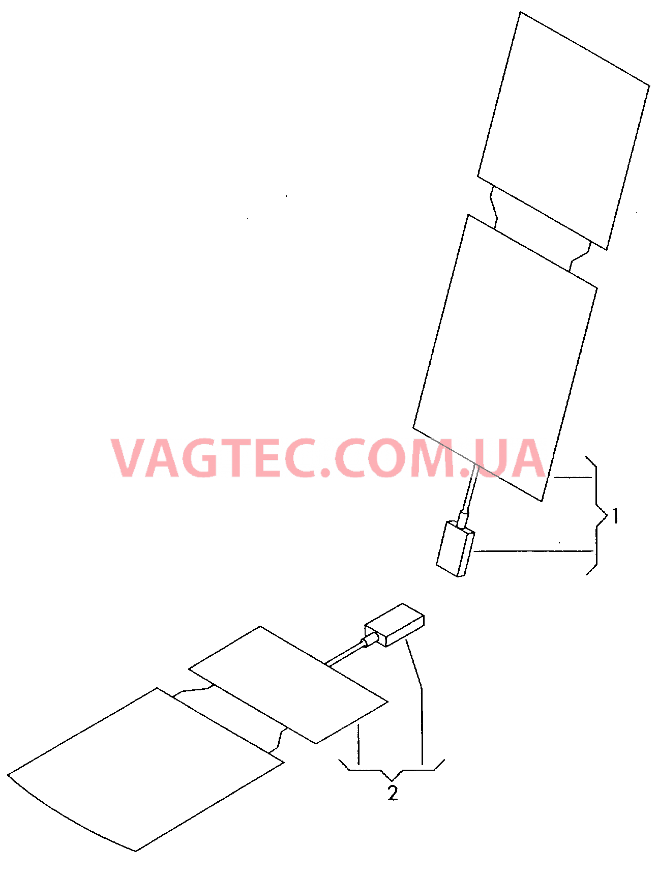 Электродетали для обогрева подушки и спинки сиденья  для VOLKSWAGEN Crafter 2015