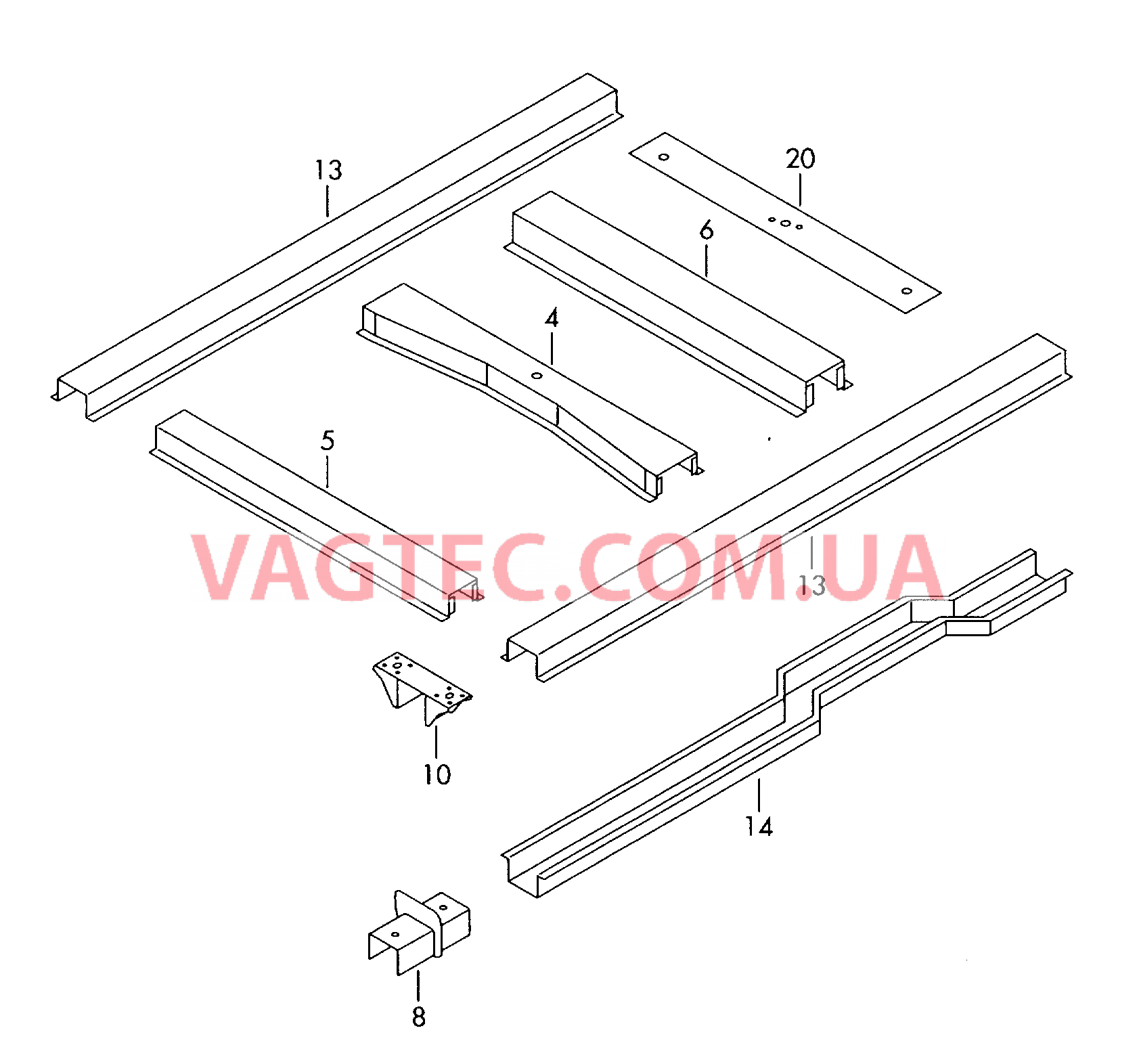 Рамка  для VOLKSWAGEN Crafter 2008