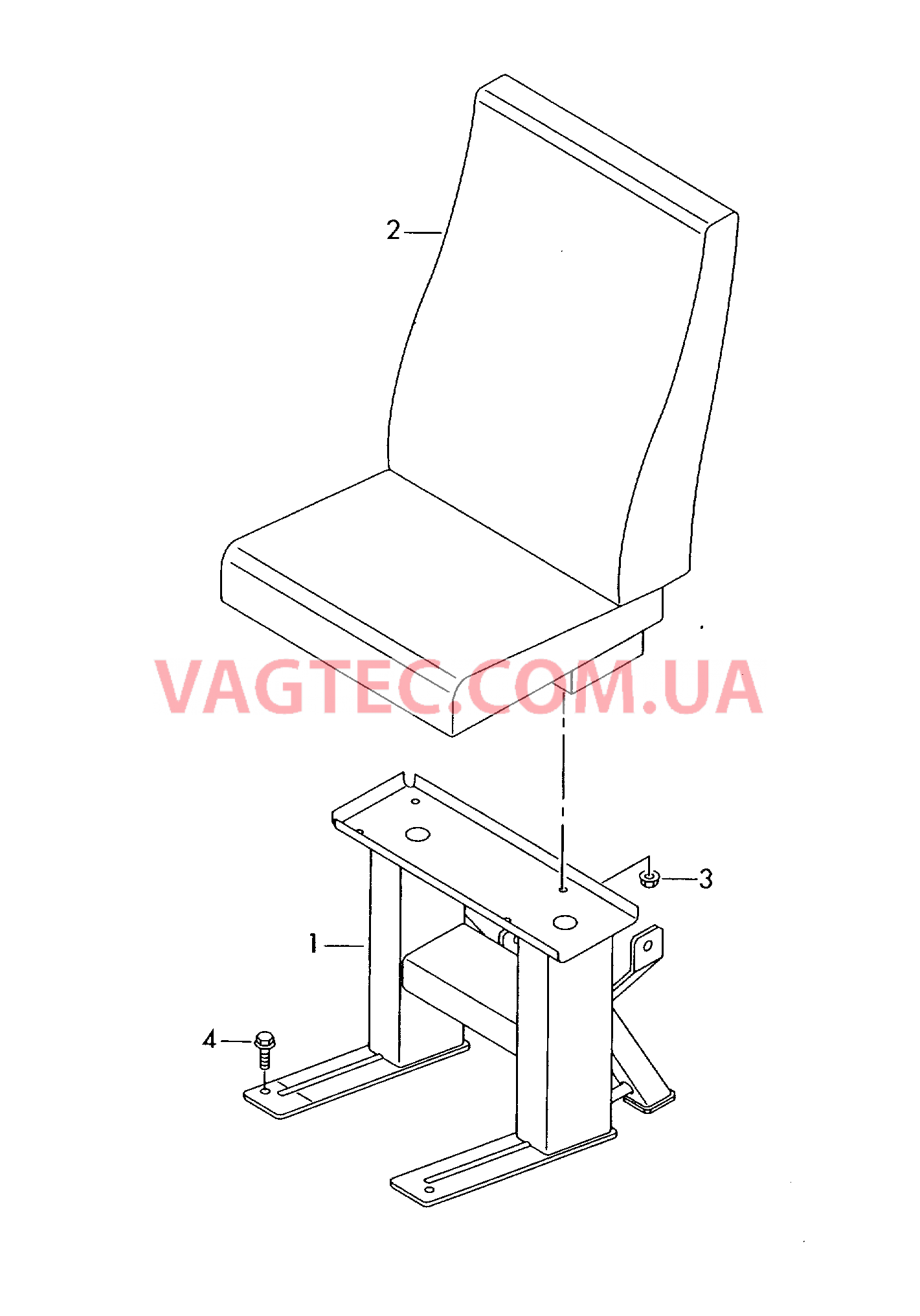 Откидное сиденье для кабины водителя  для VOLKSWAGEN Crafter 2006