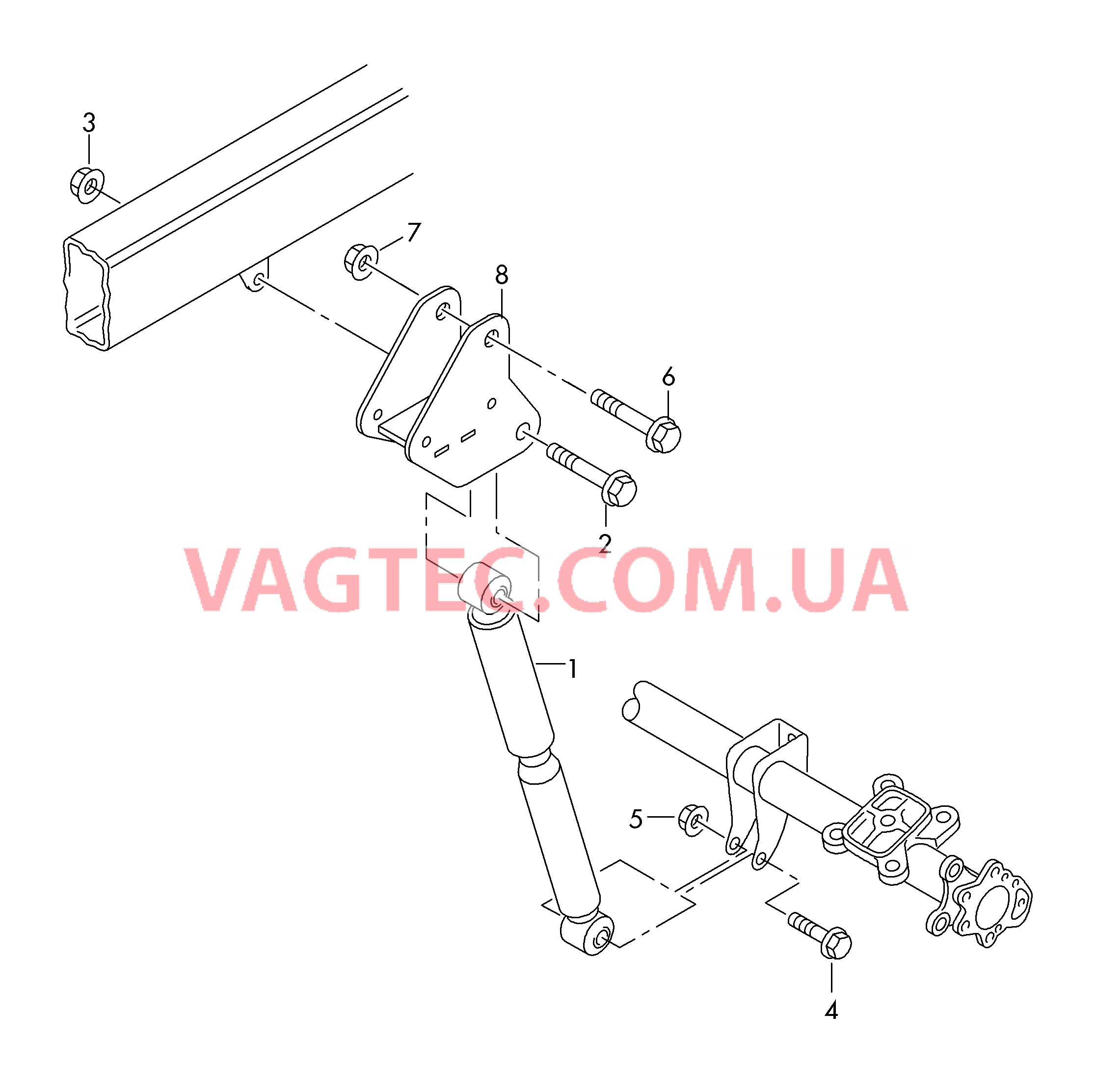 Амортизатор *однозначный поиск по данным а/м невозможен  для VOLKSWAGEN Crafter 2014