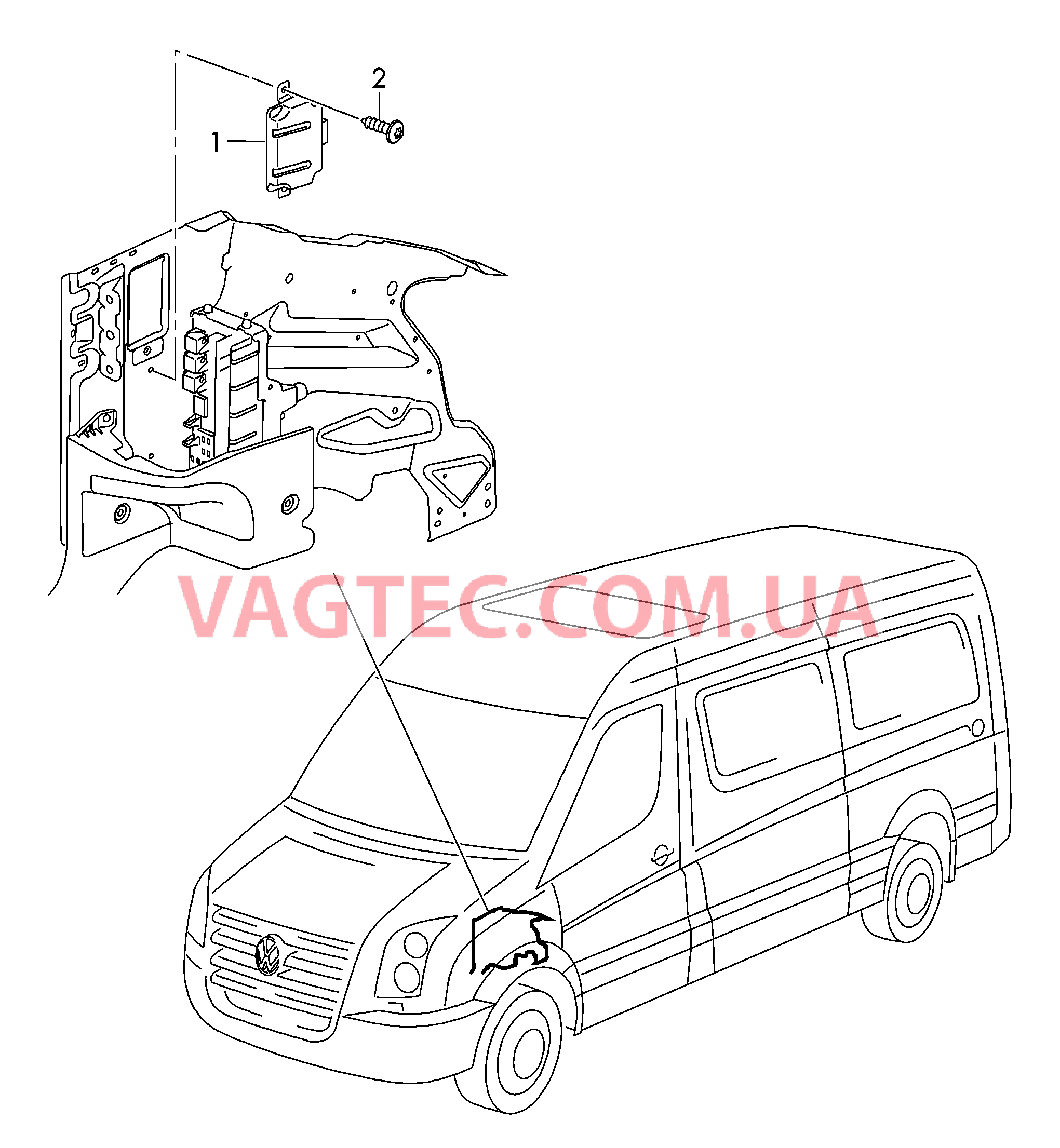 Стабилизатор напряжения  для VOLKSWAGEN Crafter 2017