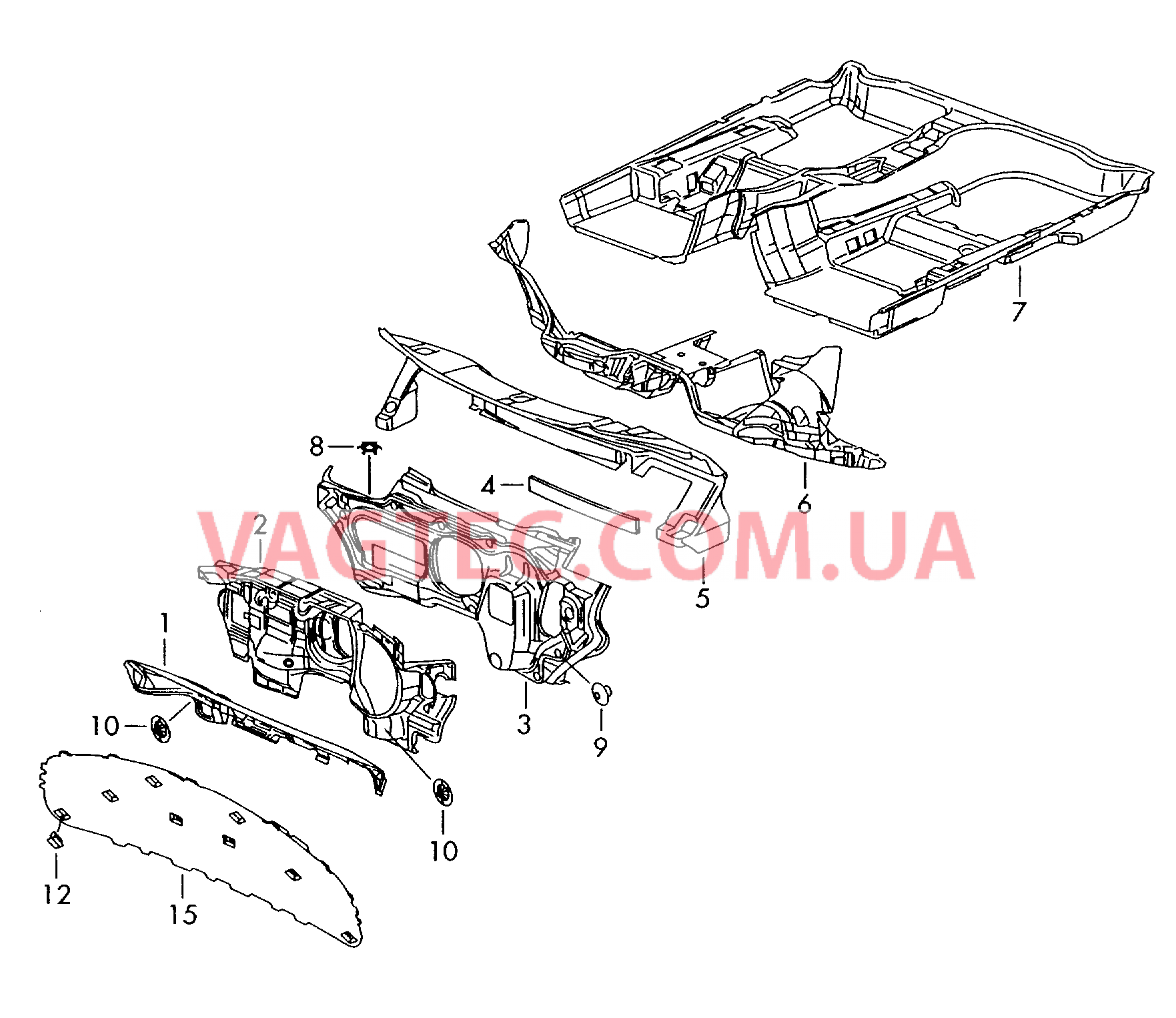 Изоляции  для VOLKSWAGEN Golf.Plus 2007