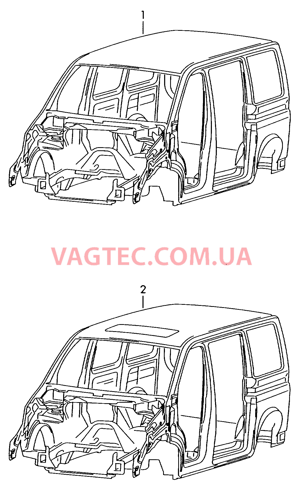 Кузов  для VOLKSWAGEN Touran 2006