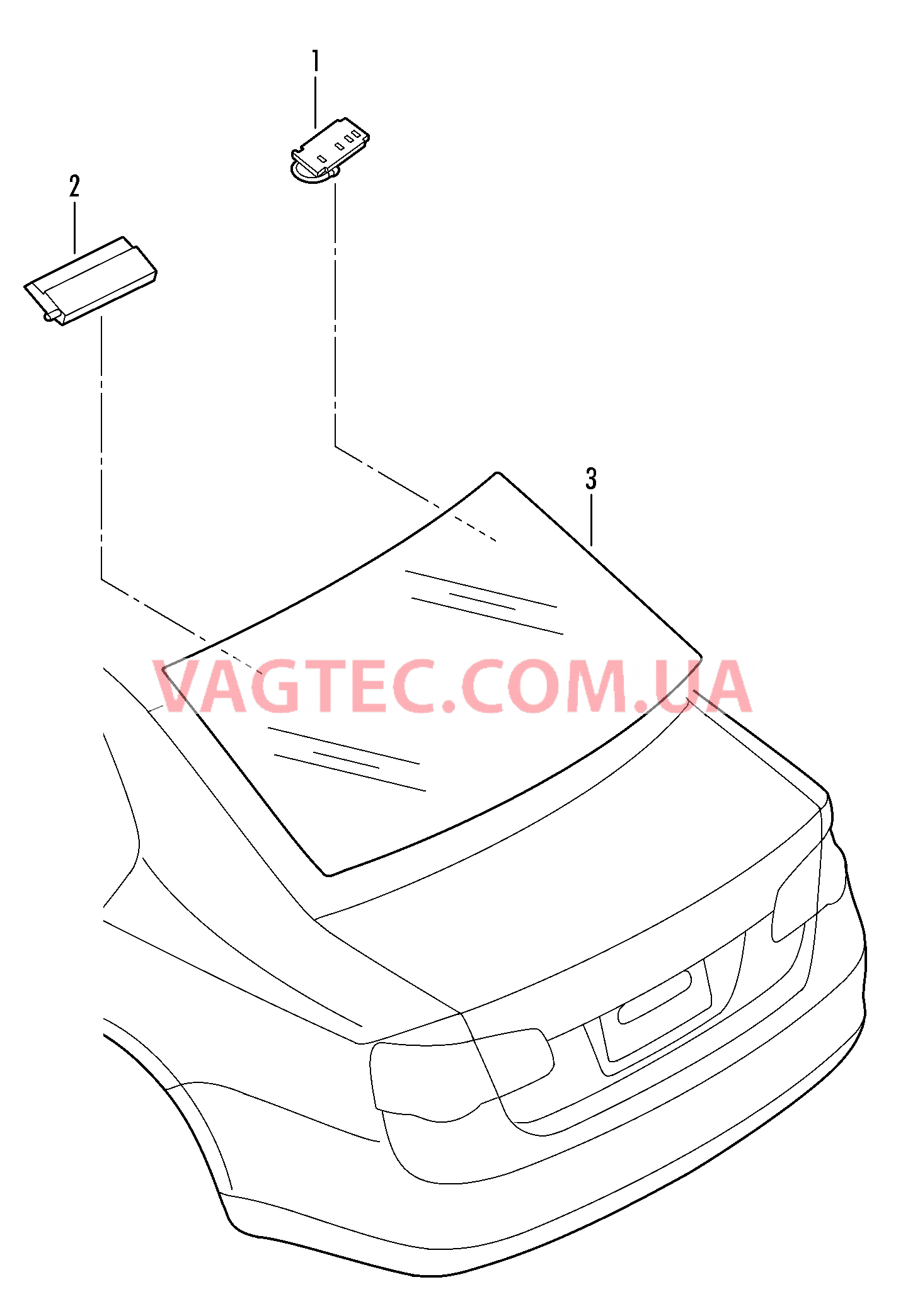 Антенна  для VOLKSWAGEN Jetta 2011-1