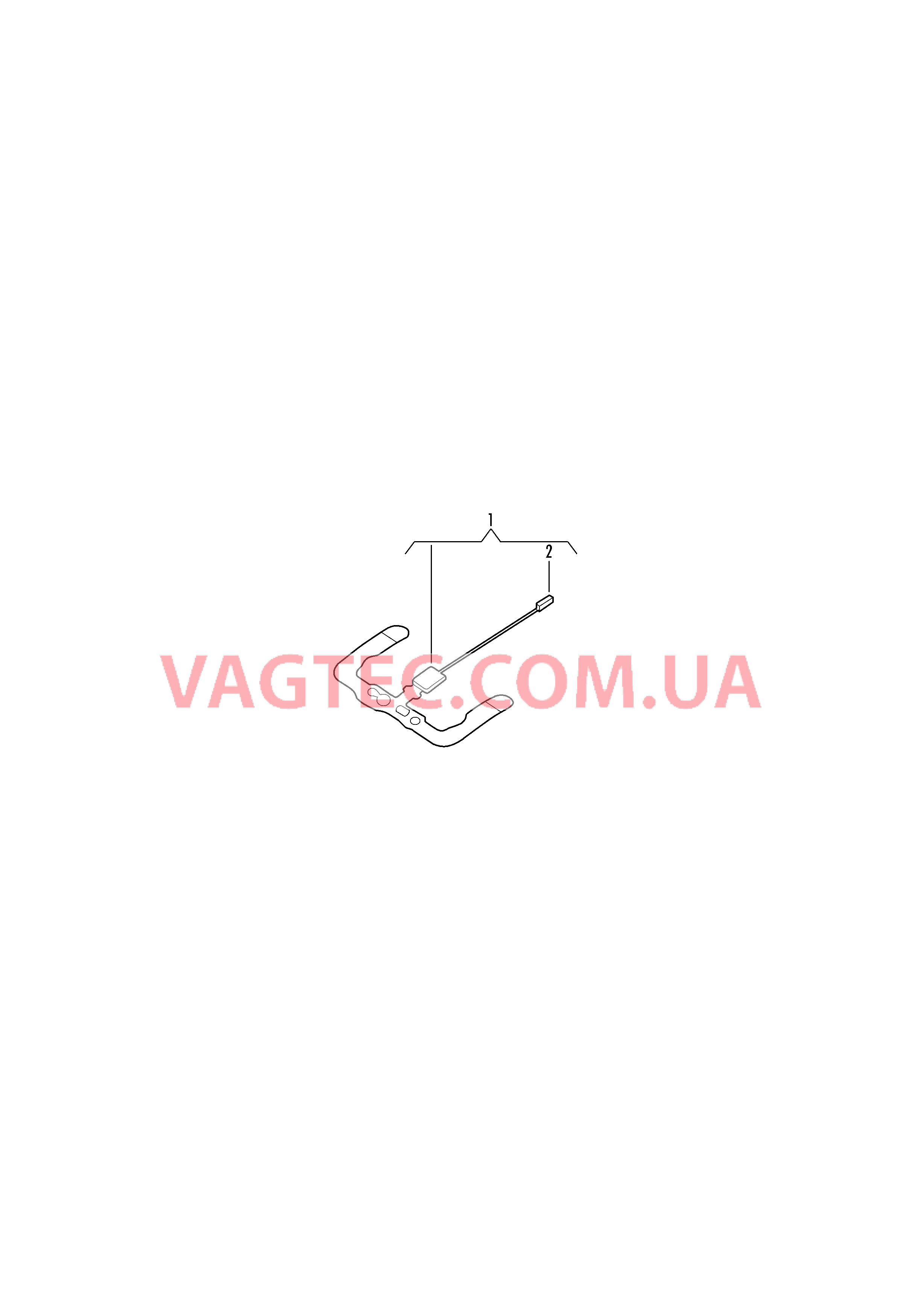 Вставка распознавания занятости сиденья  для VOLKSWAGEN Jetta 2019-1