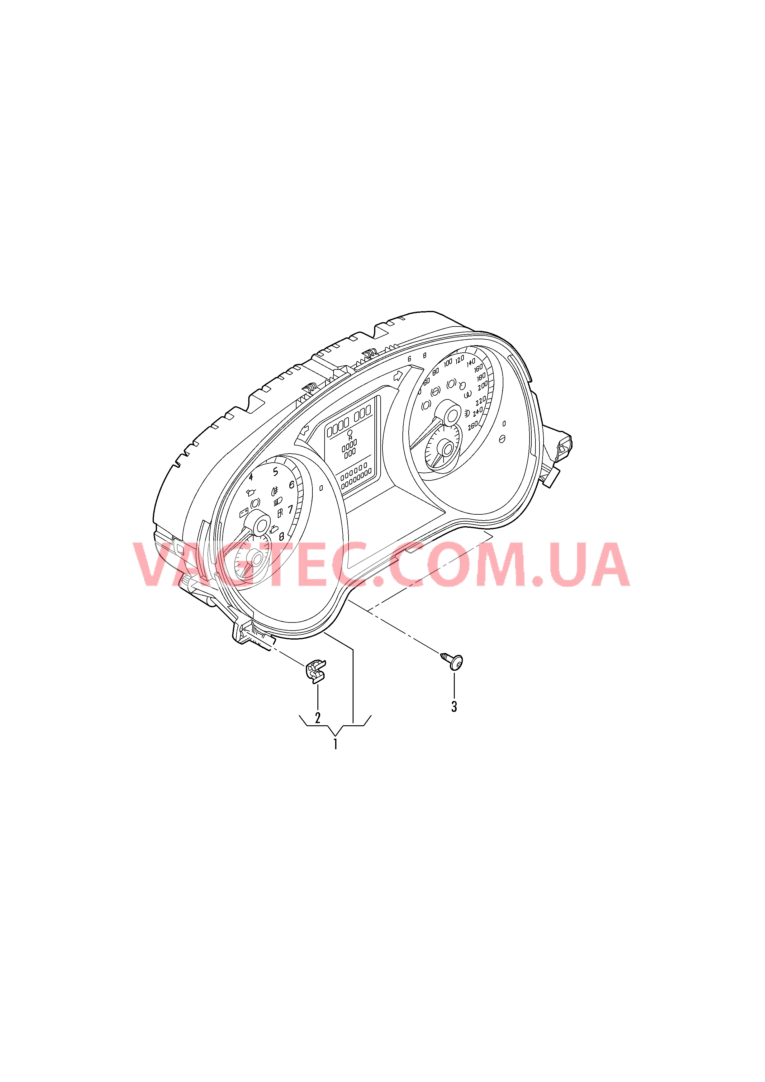 Комбинация приборов  для VOLKSWAGEN Jetta 2015-2