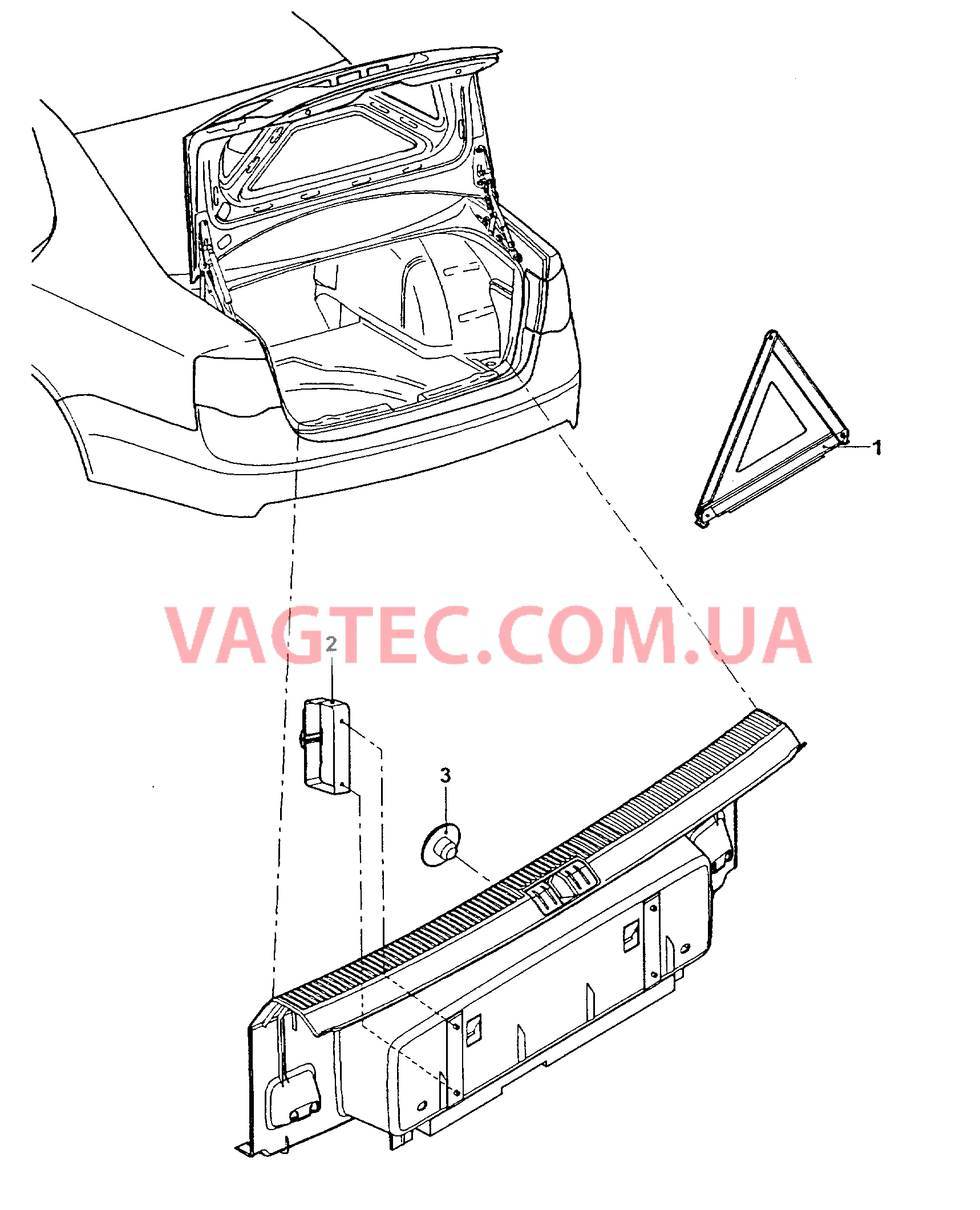 Знак аварийной остановки Лента-держатель для знака аварийной остановки  для VOLKSWAGEN Jetta 2018-2