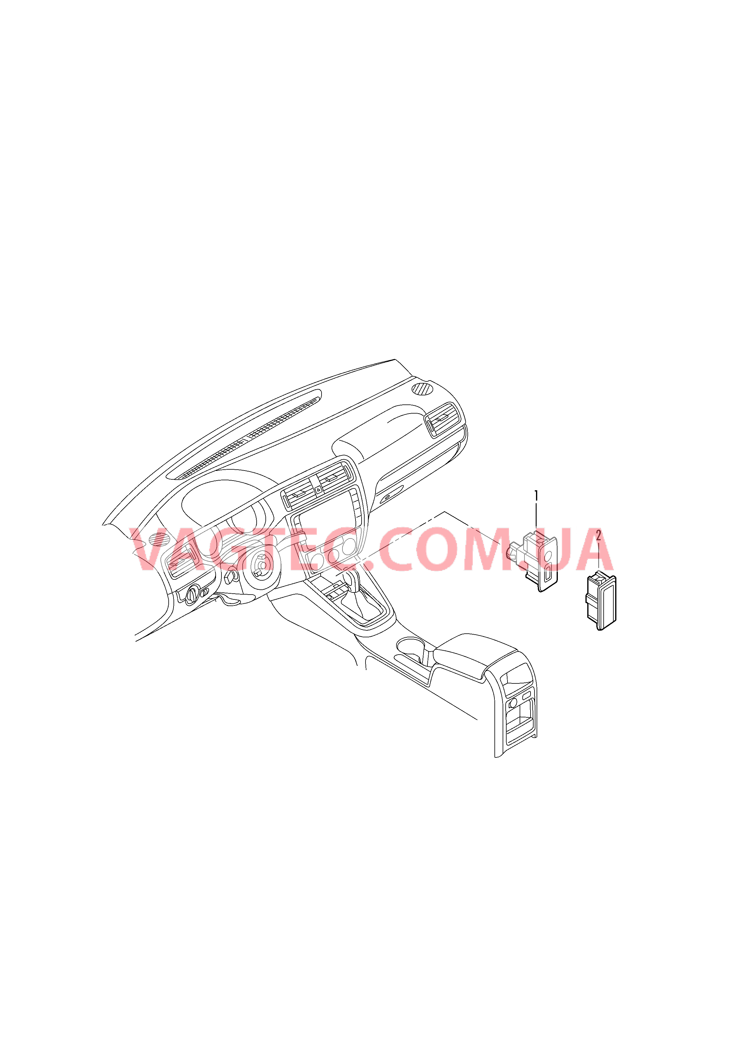 Интерфейс для внешних подключений  для VOLKSWAGEN Jetta 2019-1