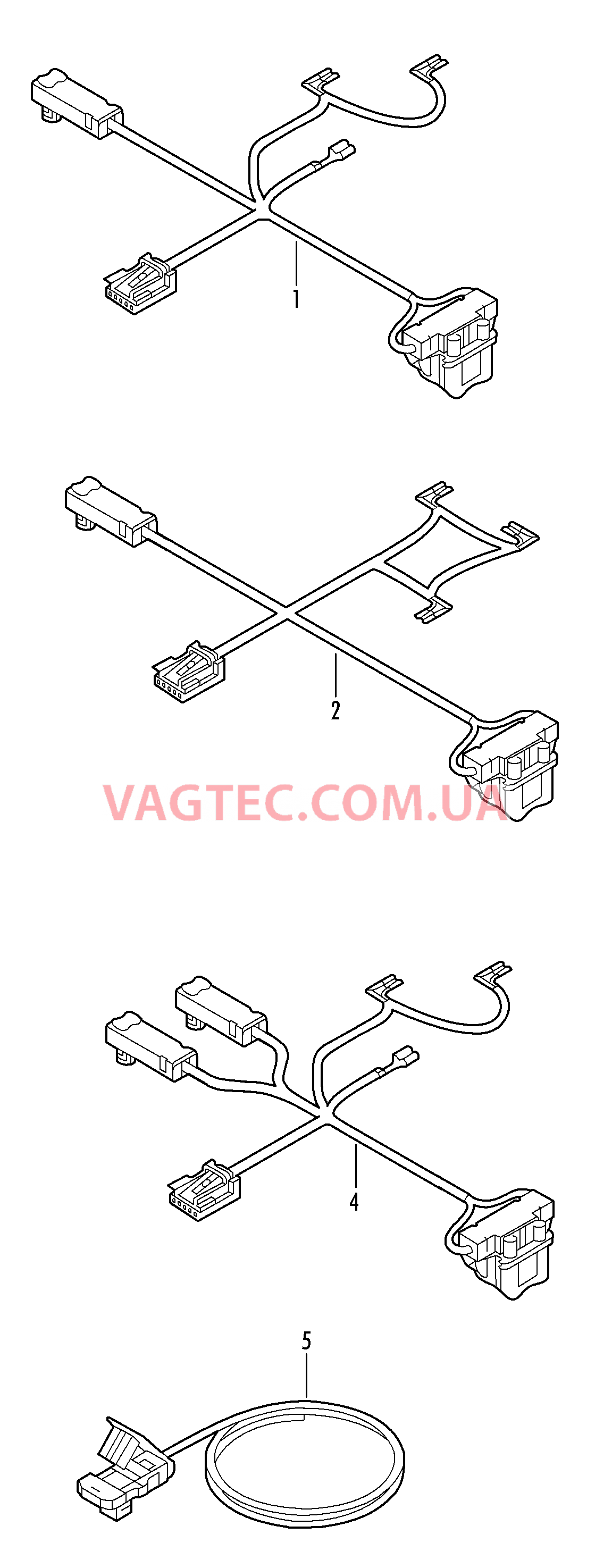 Кабель-адаптер Подушка безопасности  для VOLKSWAGEN Jetta 2006-1