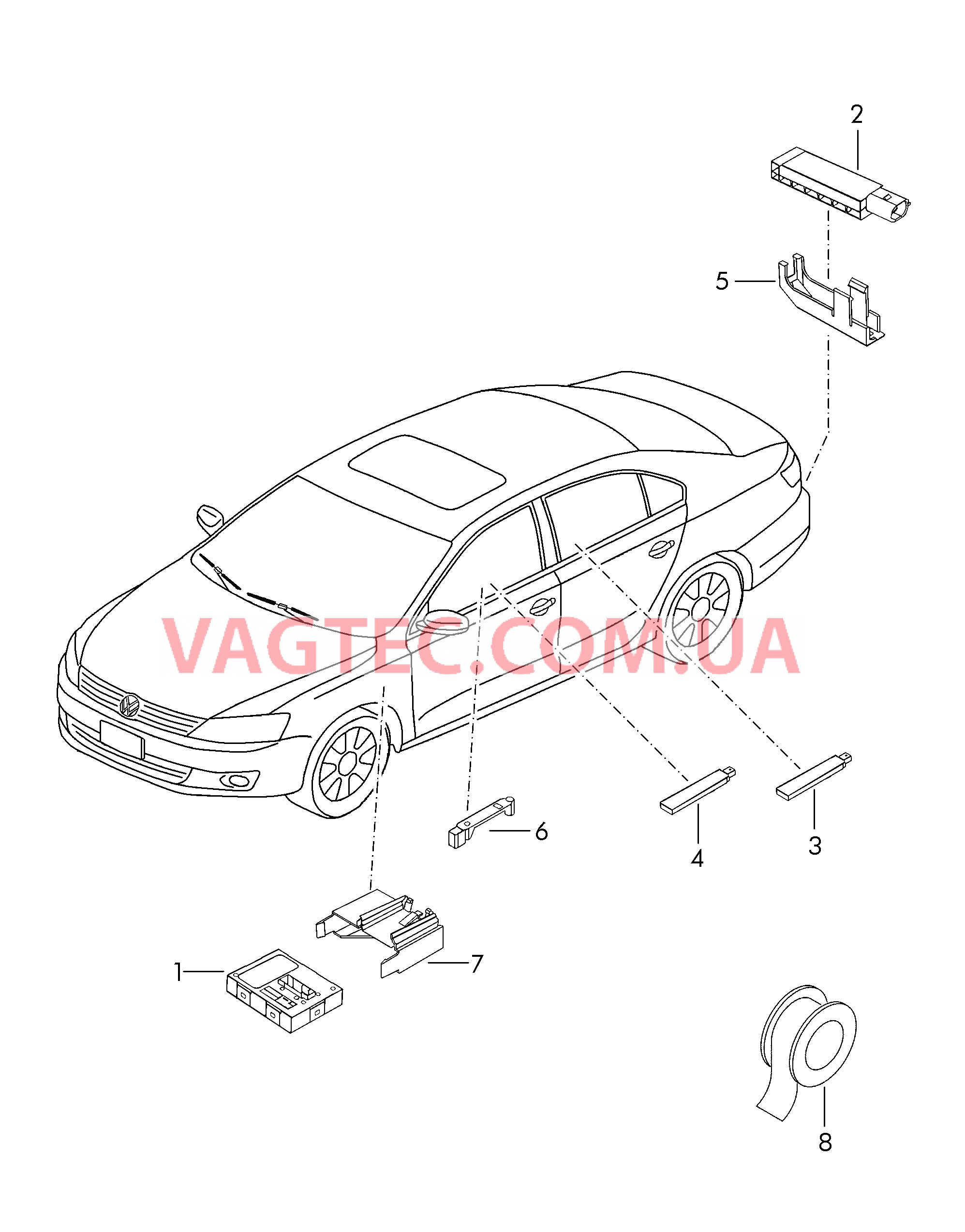 Cписок стартеров для а/м без режима Cтарт-стоп .  для VOLKSWAGEN Jetta 2012