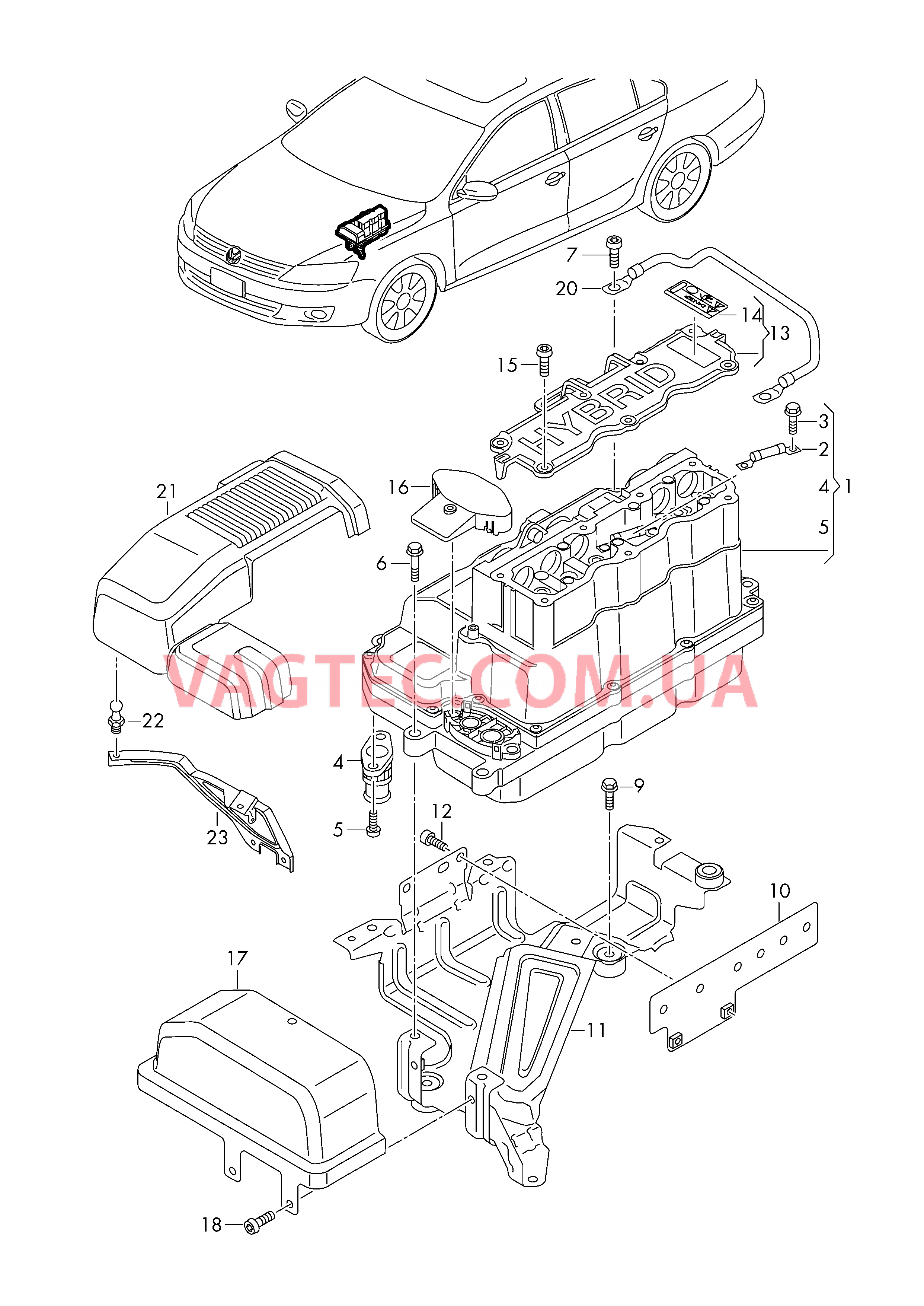 Cиловой/управляющий электрон. модуль электрического привода  для VOLKSWAGEN Jetta 2014