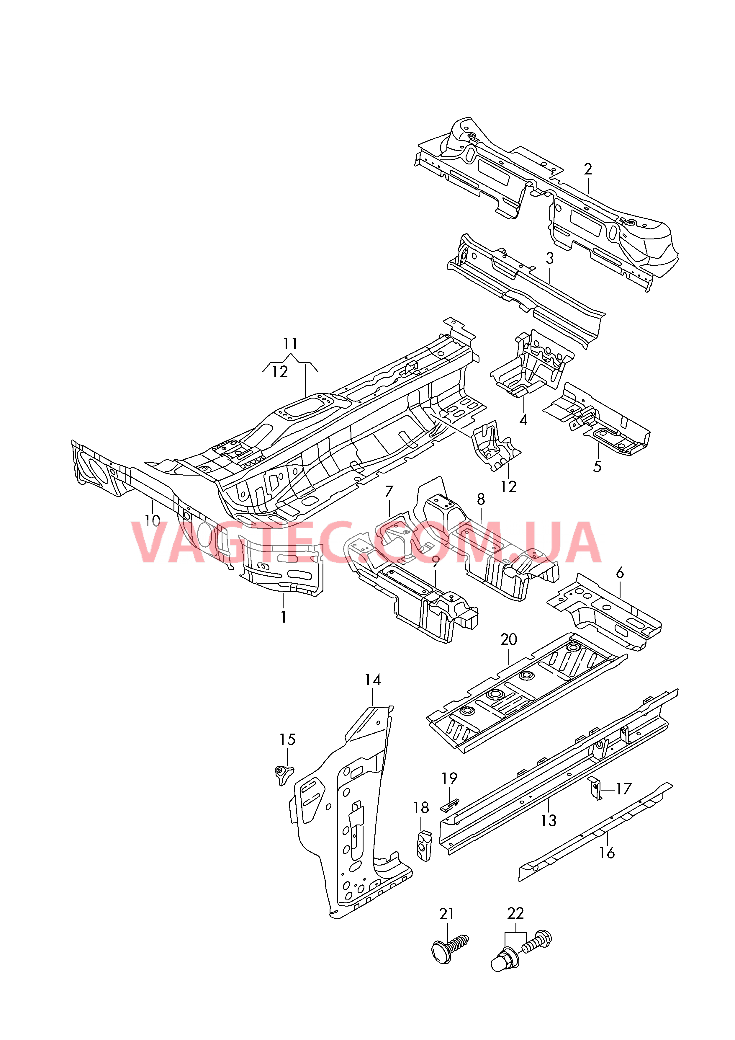 Детали нижней части кузова  для AUDI Q5 2019