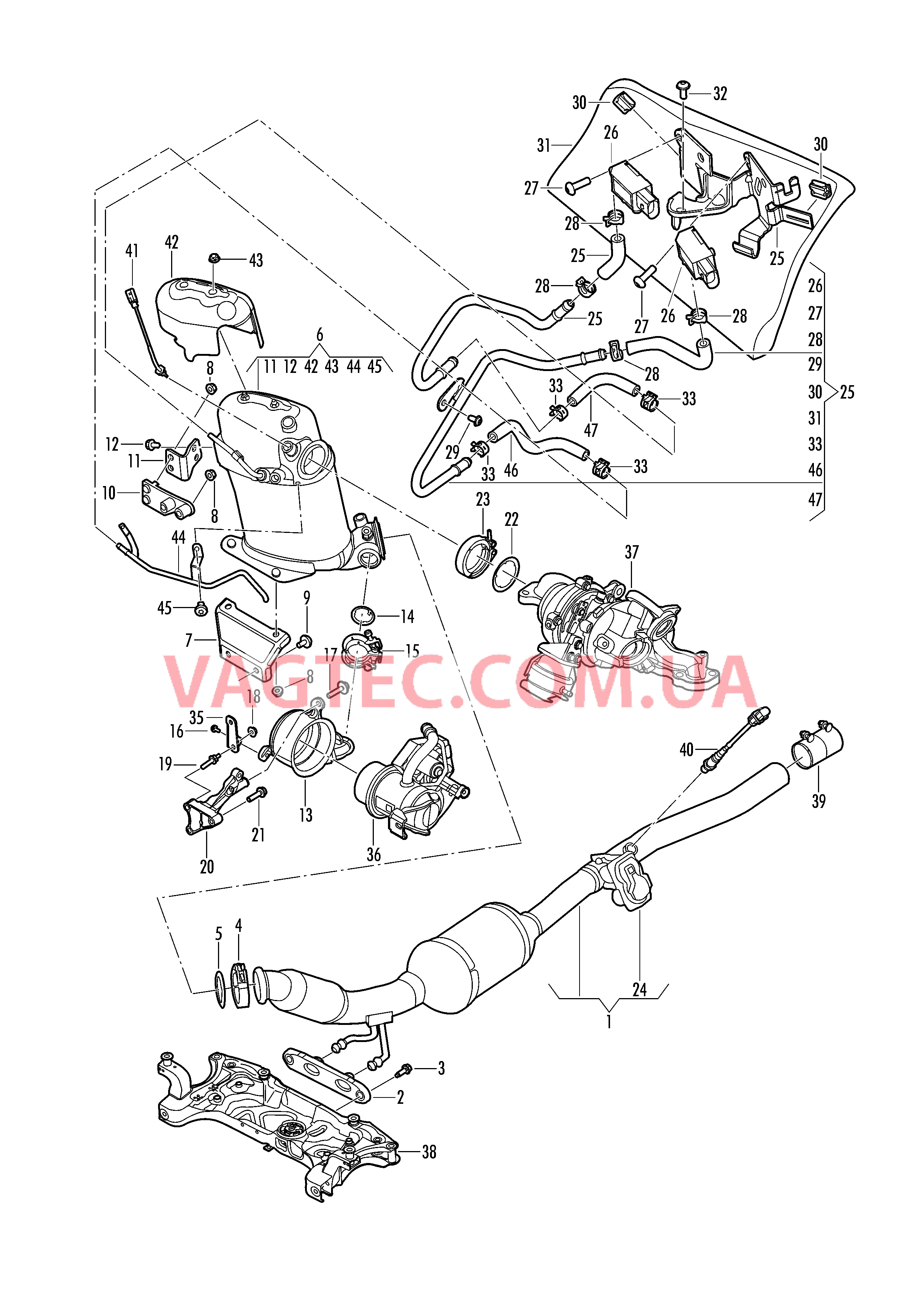 Сажевый фильтр .  для VOLKSWAGEN Beetle.Cabriolet 2019