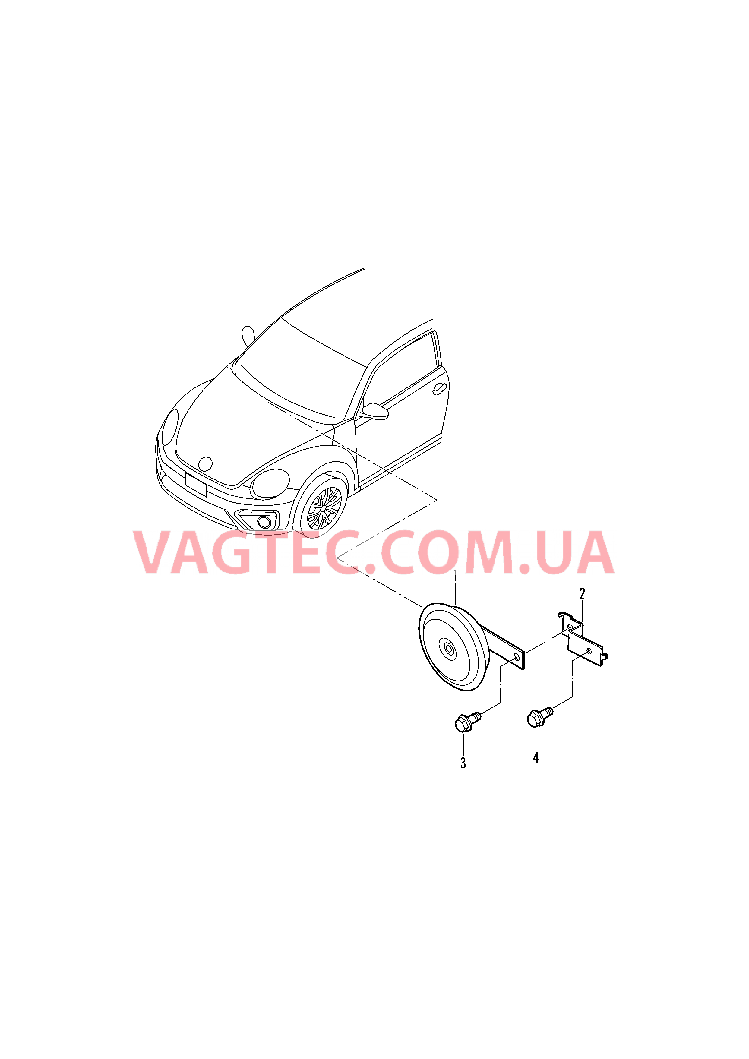 Противоугонная система  для VOLKSWAGEN Beetle.Cabriolet 2018