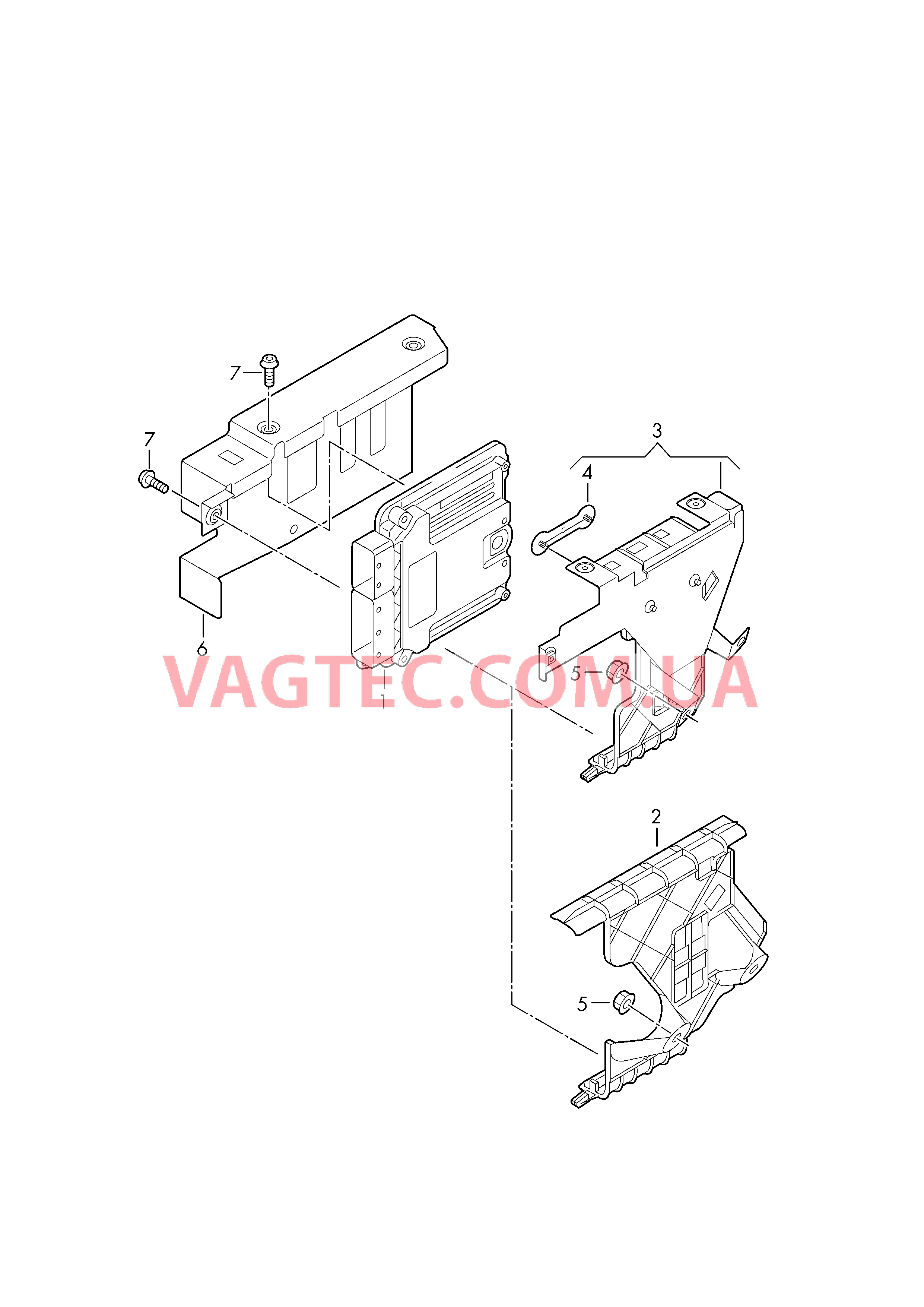 БУ бензинового двигателя Крепёжные детали  для VOLKSWAGEN ATL 2018