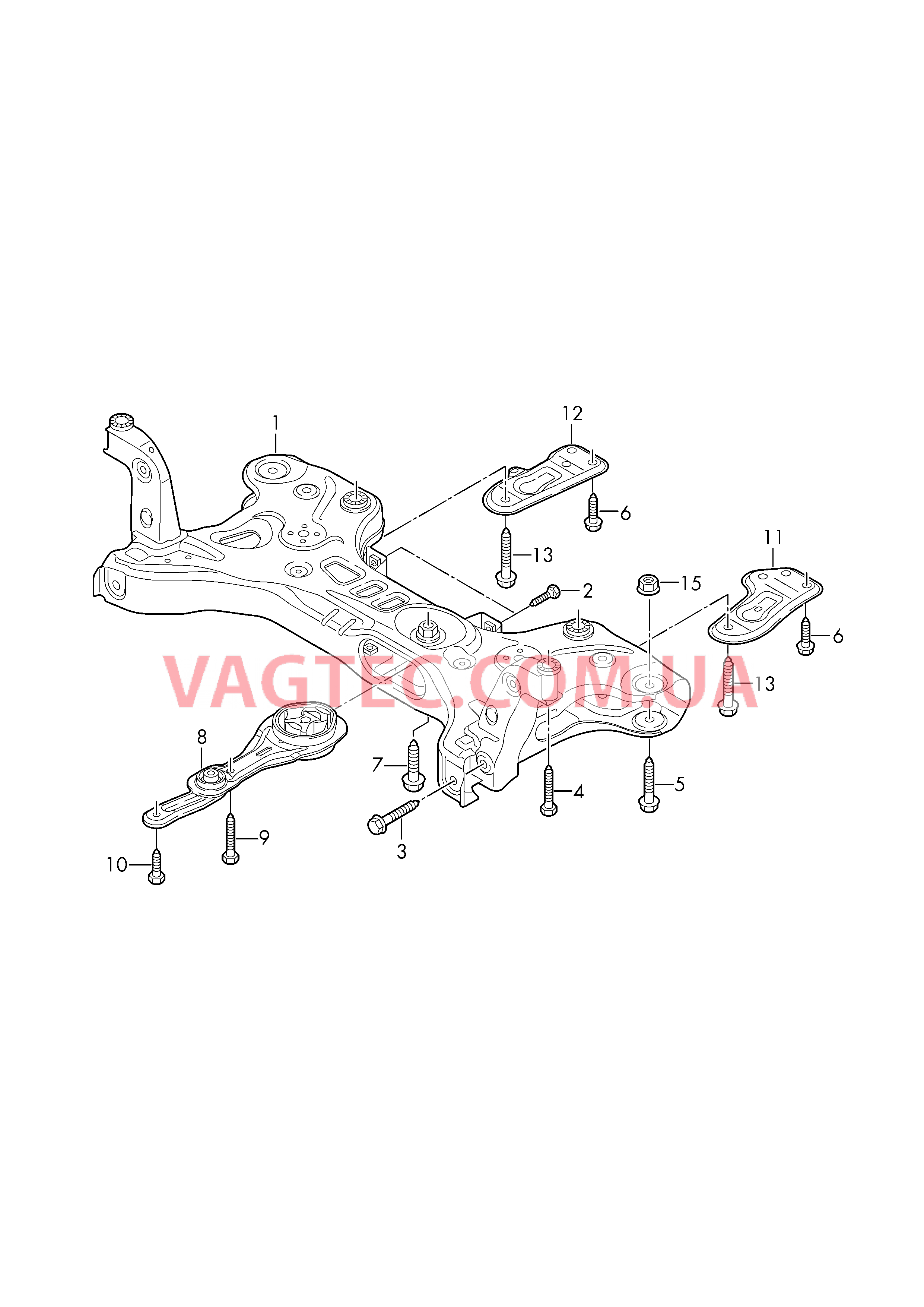 Кронштейн навесных агрегатов  для SEAT Ibiza 2018