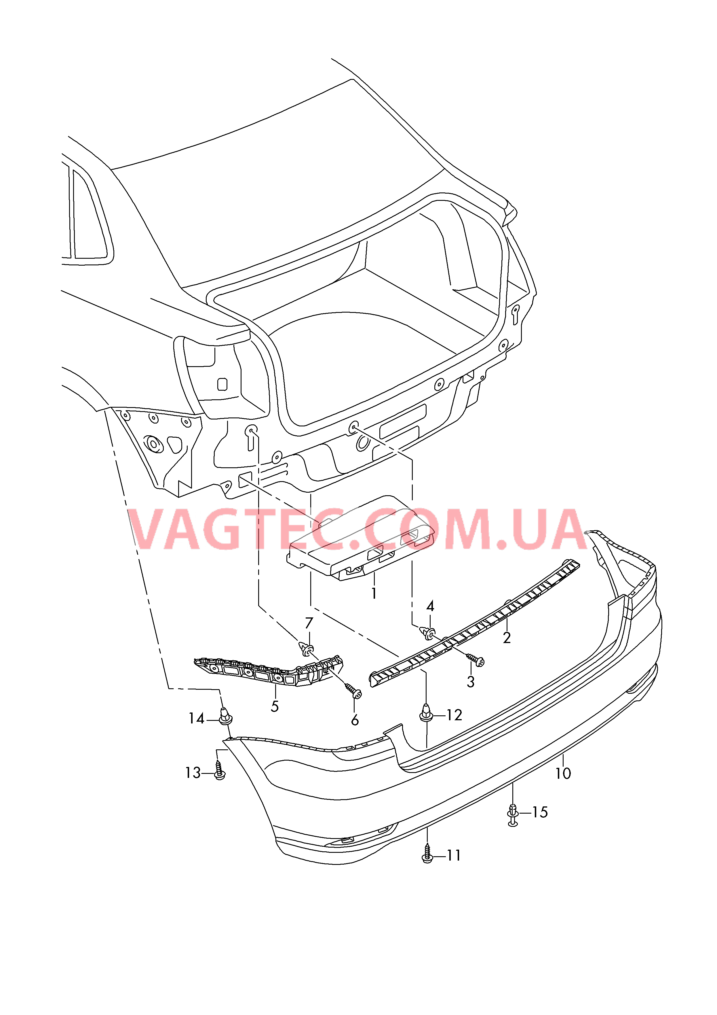 Бампер  для VOLKSWAGEN AME 2019