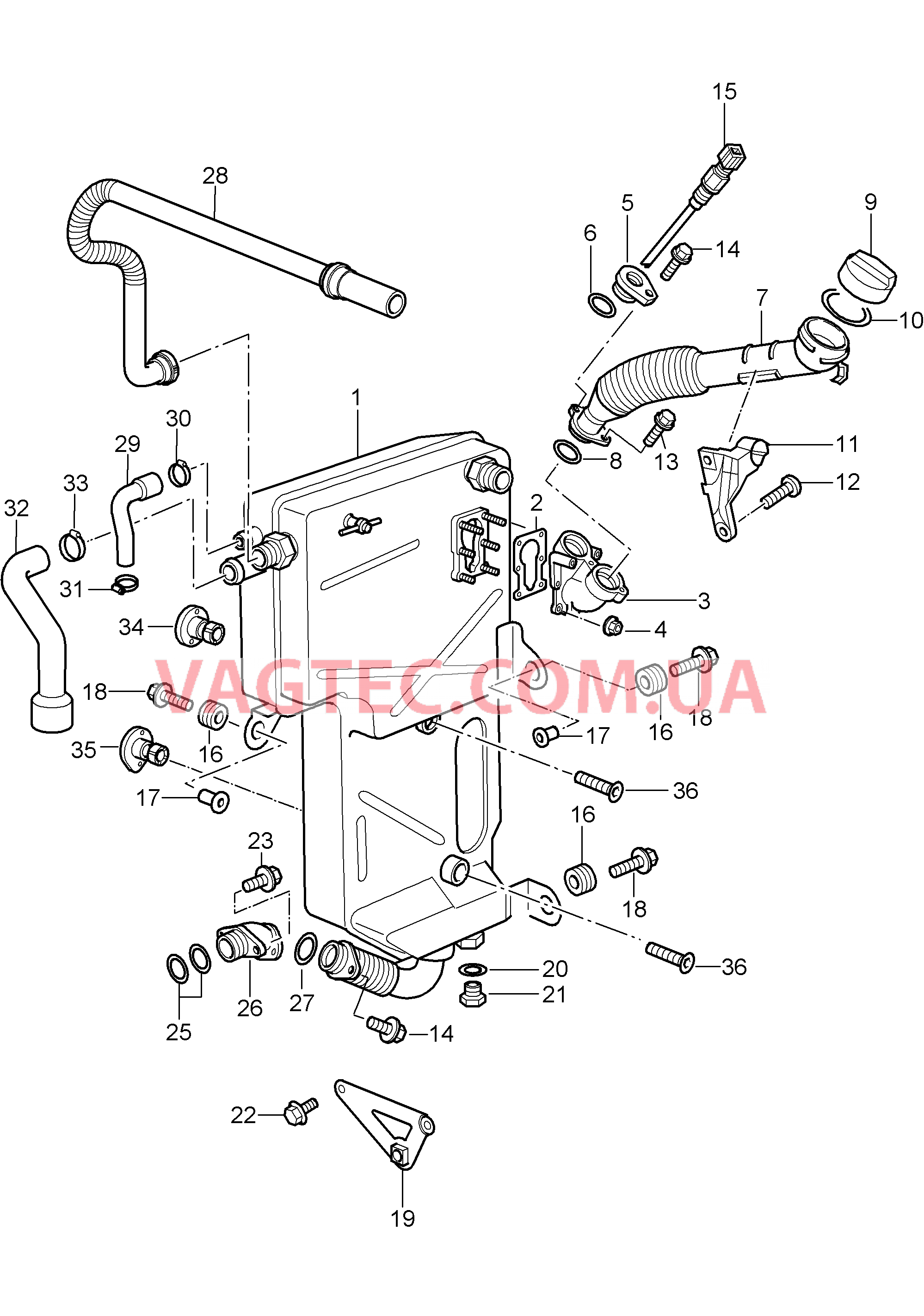 104-005 Система смазки, Емкость с маслом
						
						M97.70 для PORSCHE Porsche911TurboGT2 2007-2009