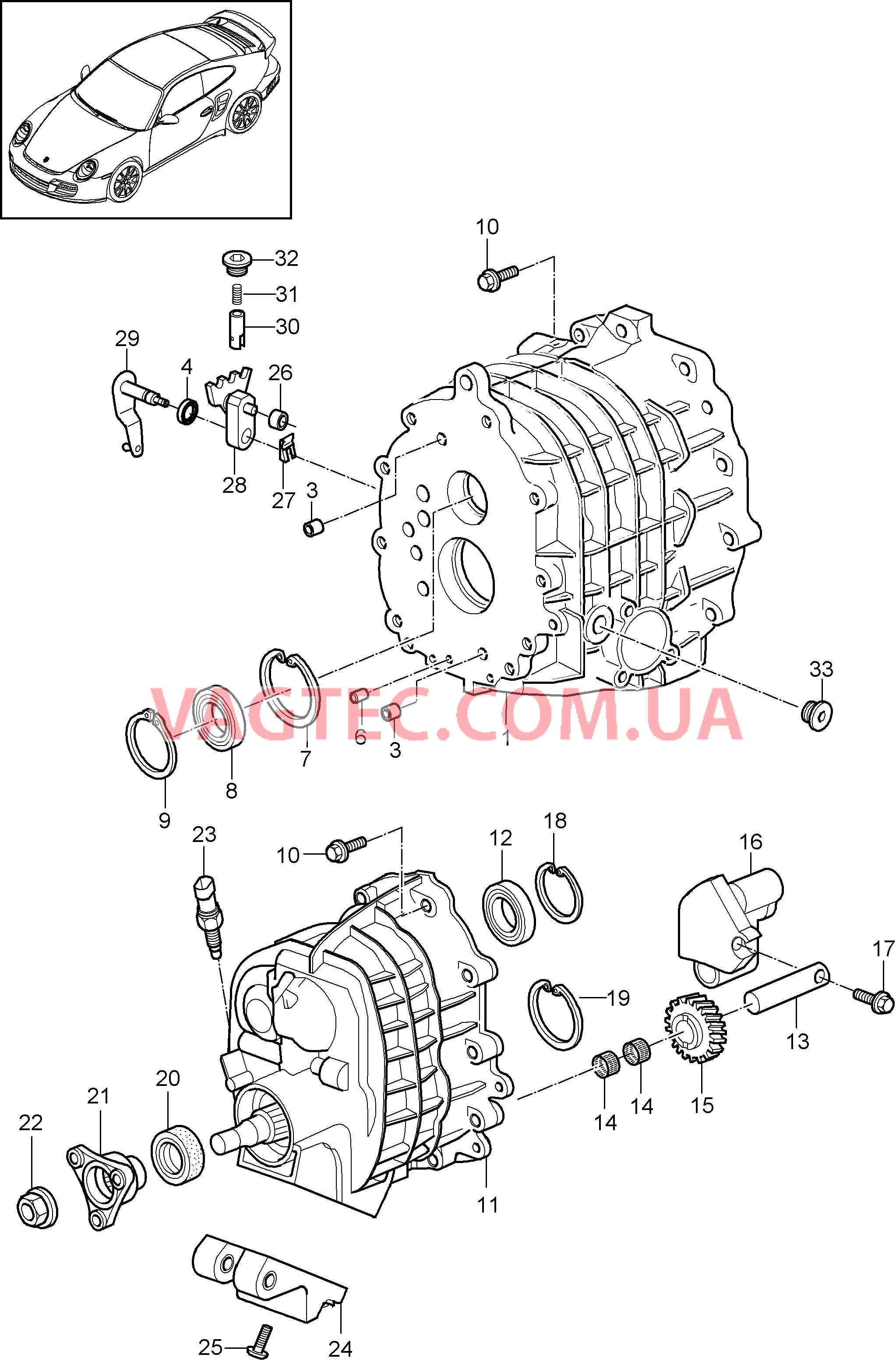 302-003 Колесная арка, Крышка коробки передач
						
						G97.50 для PORSCHE Porsche911TurboGT2 2007-2009USA