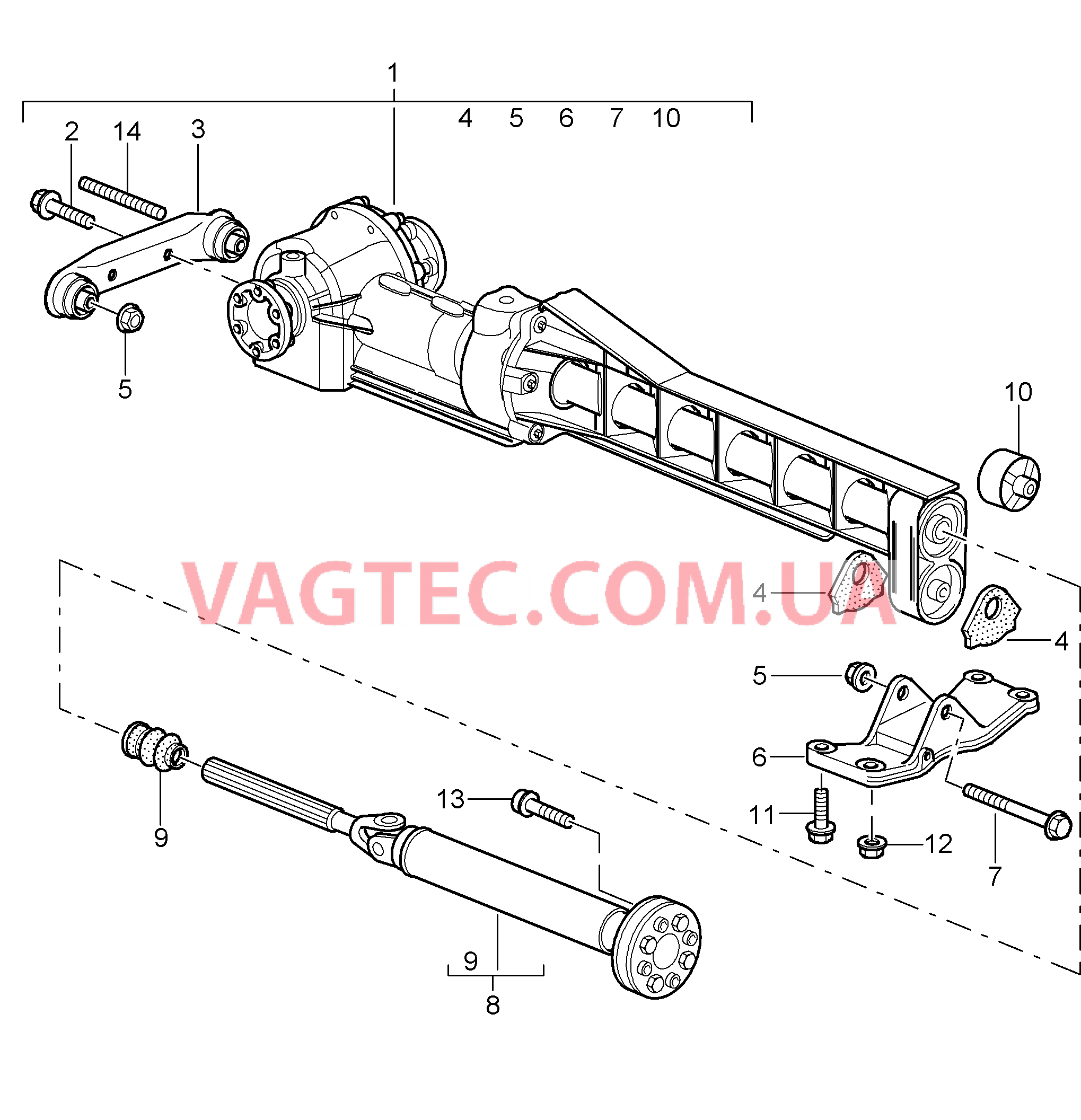 305-010 ГП передней оси, Карданный вал для PORSCHE Porsche911TurboGT2 2007-2009