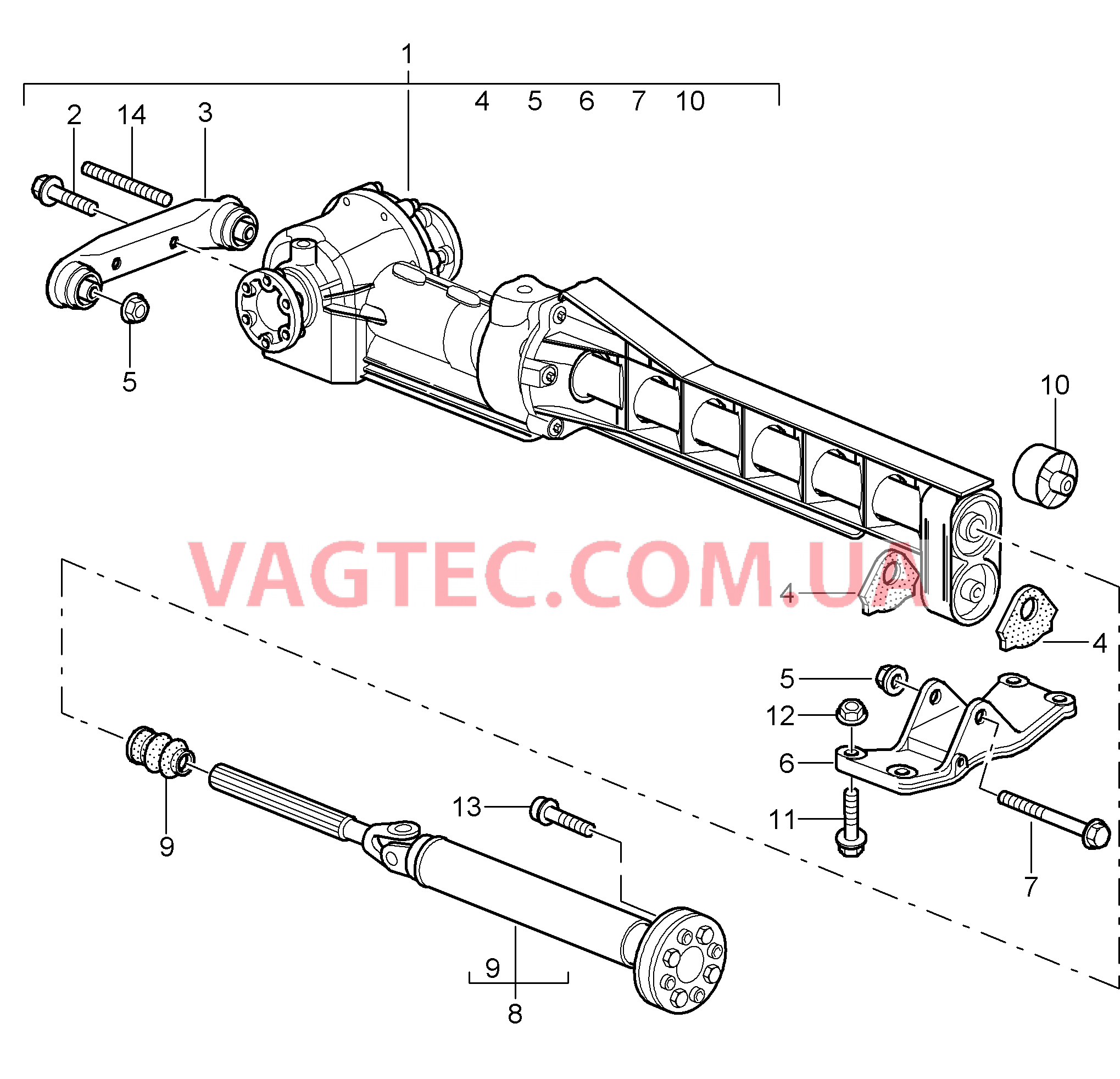 360-001 ГП передней оси, Карданный вал для PORSCHE Porsche911TurboGT2 2007-2009