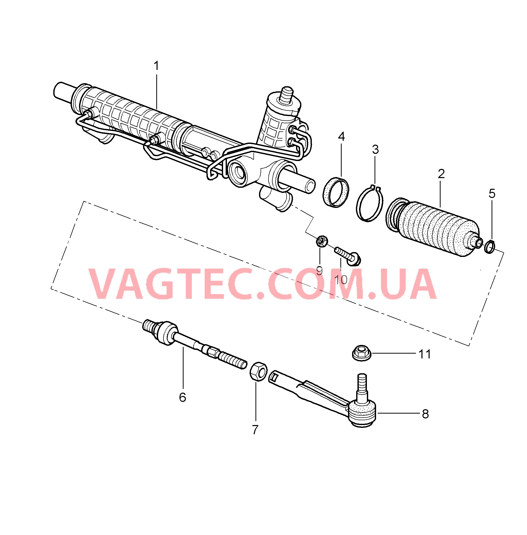 403-000 Рул.управ.с усилителем, Рулевой механизм, Элементы управления для PORSCHE Porsche911TurboGT2 2007-2009