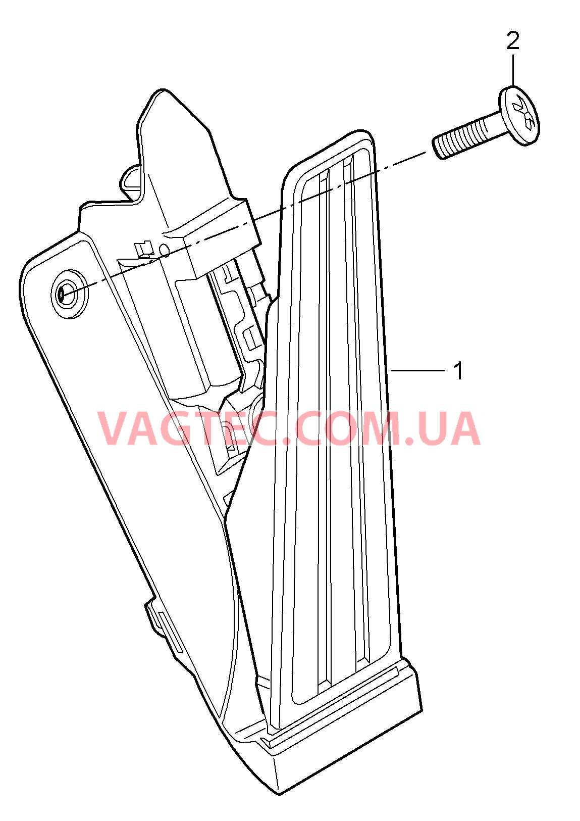 702-012 Педальный механизм, Привод акселератора для PORSCHE Porsche911TurboGT2 2007-2009