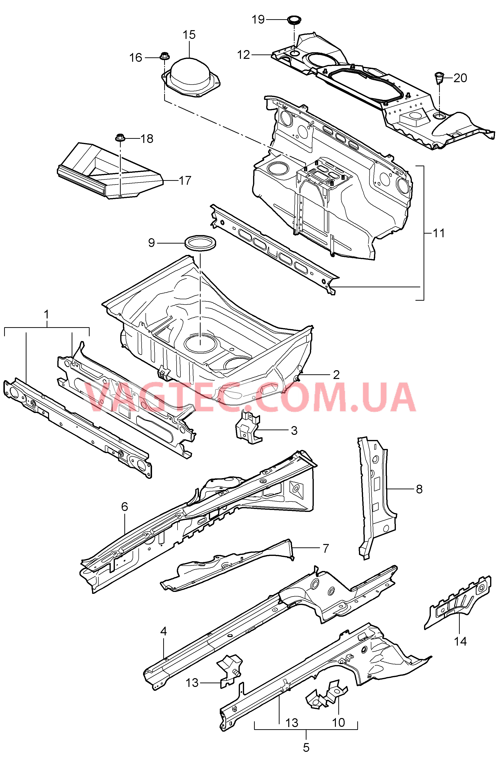 801-010 Передняя часть кузова, Отдельные детали для PORSCHE Porsche911TurboGT2 2007-2009USA