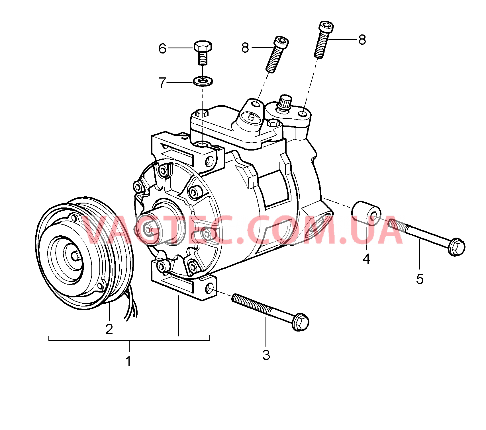 813-015 Компрессор для PORSCHE Porsche911TurboGT2 2007-2009USA