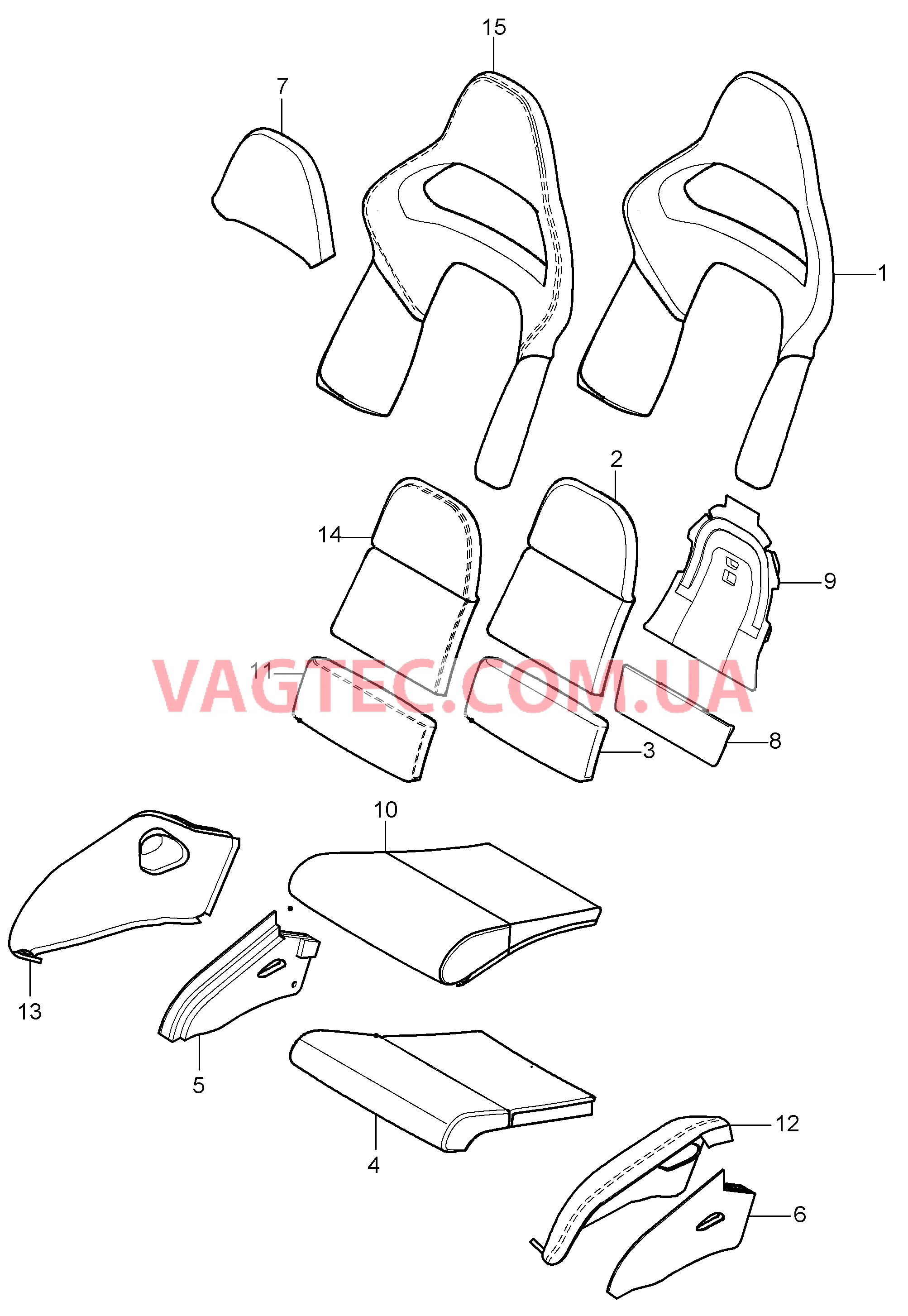 817-064 Пенопласт.комп., Покрытие, подушка и спинка, Ковшеобразное сиденье, складной
						
						TURBO для PORSCHE Porsche911TurboGT2 2007-2009USA