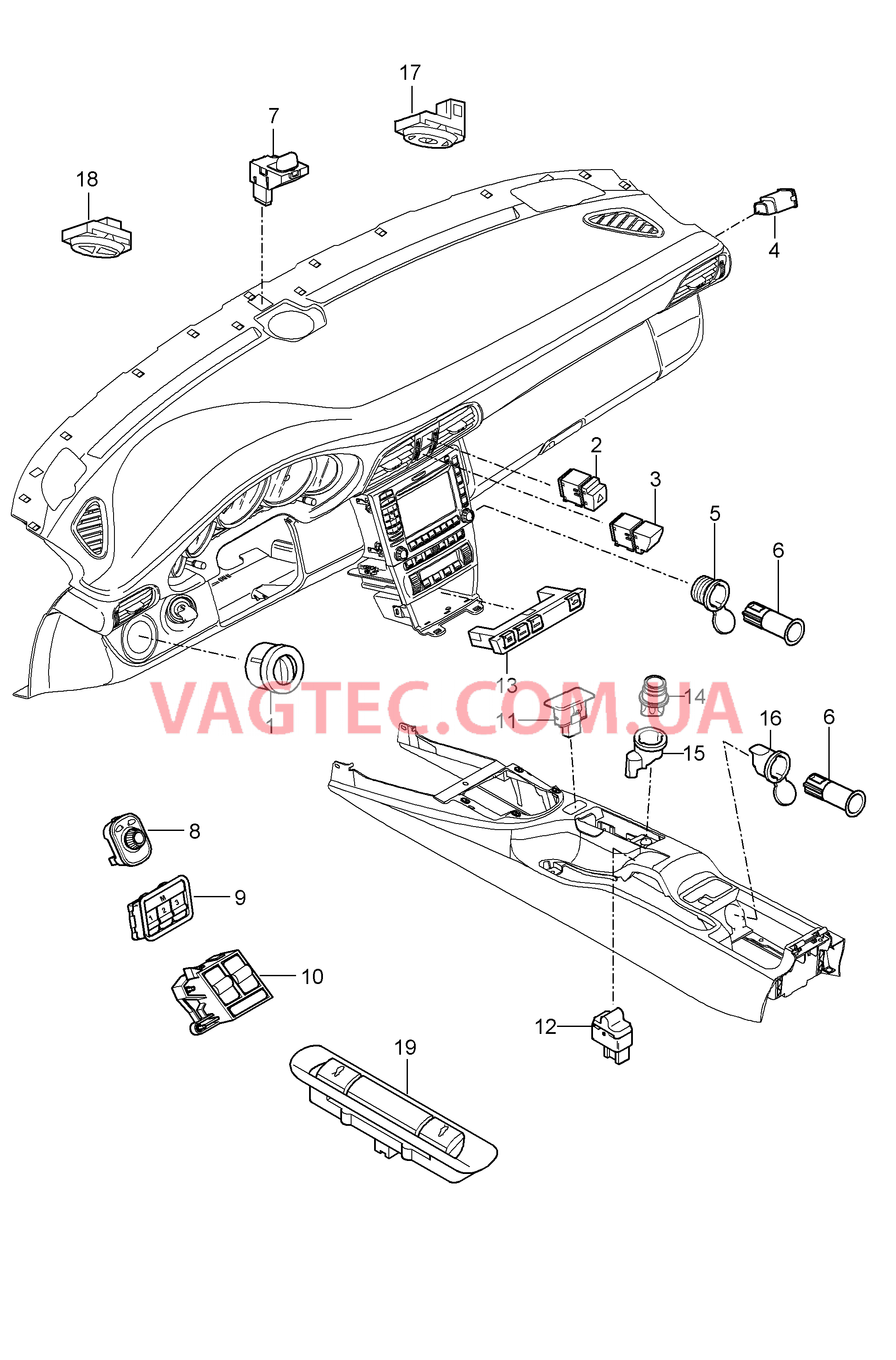 903-005 Выключатель для PORSCHE Porsche911TurboGT2 2007-2009USA