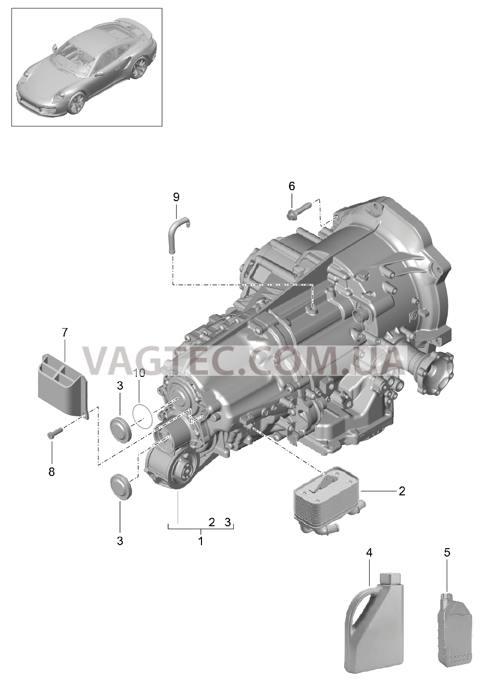 320-000 - PDK -, Коробка переключения передач, Заменная коробка передач
						
						CG1.55, CG1.60 для PORSCHE Porsche991Turbo 2014-2017