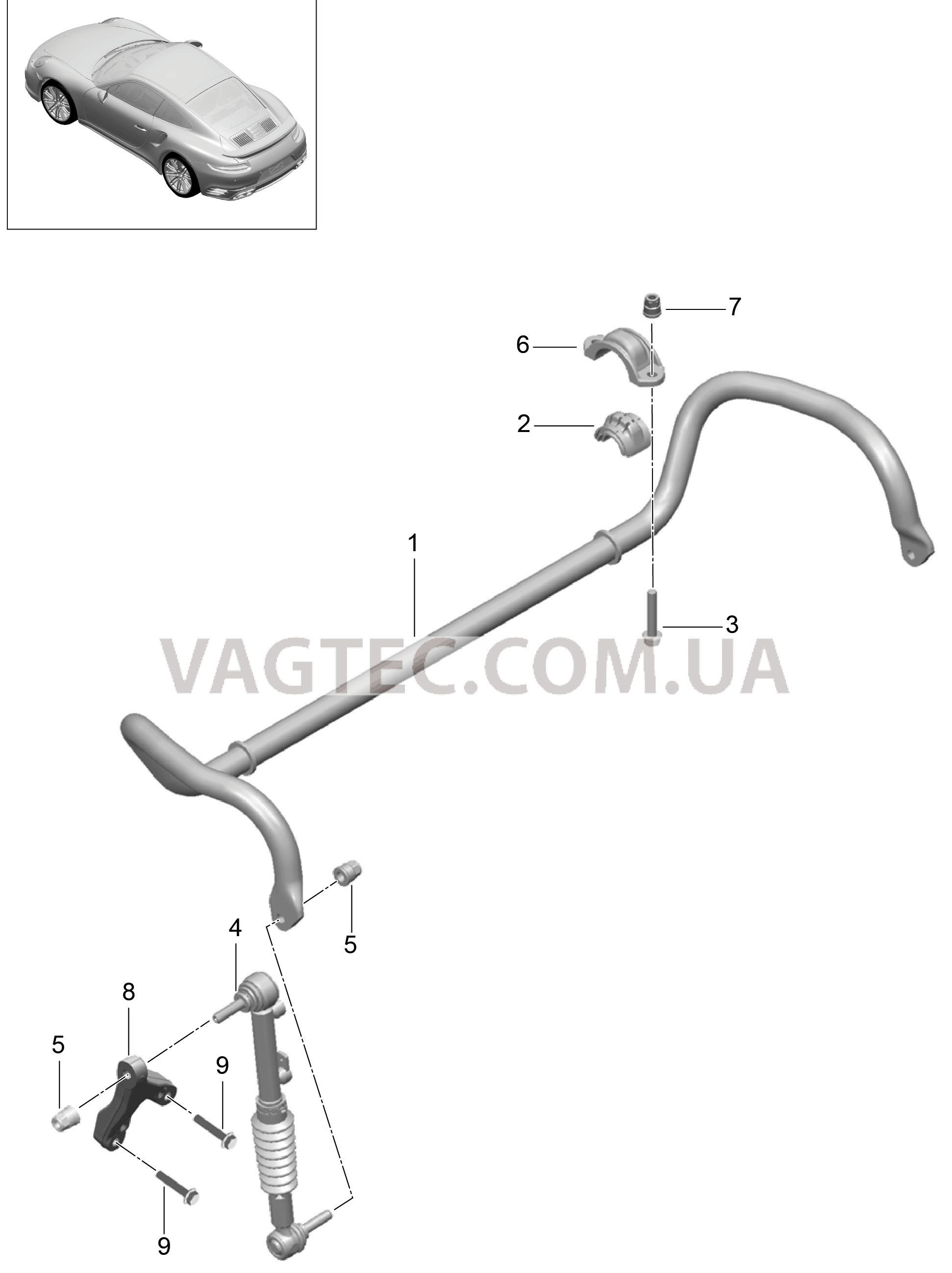 402-012 Стабилизатор, PDCC
						
						I031/352 для PORSCHE Porsche991Turbo 2014-2017USA