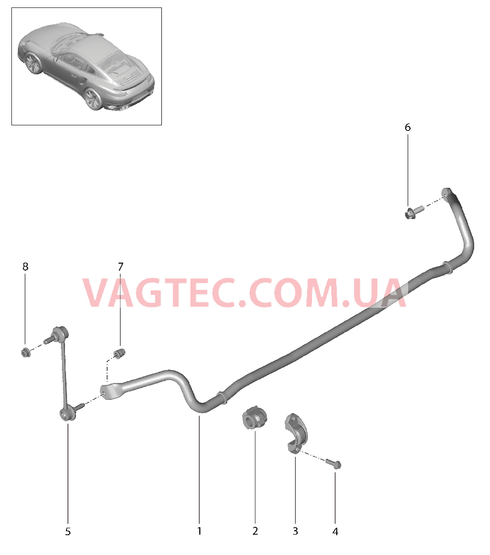 501-003 Стабилизатор
						
						I475 для PORSCHE Porsche991Turbo 2014-2017