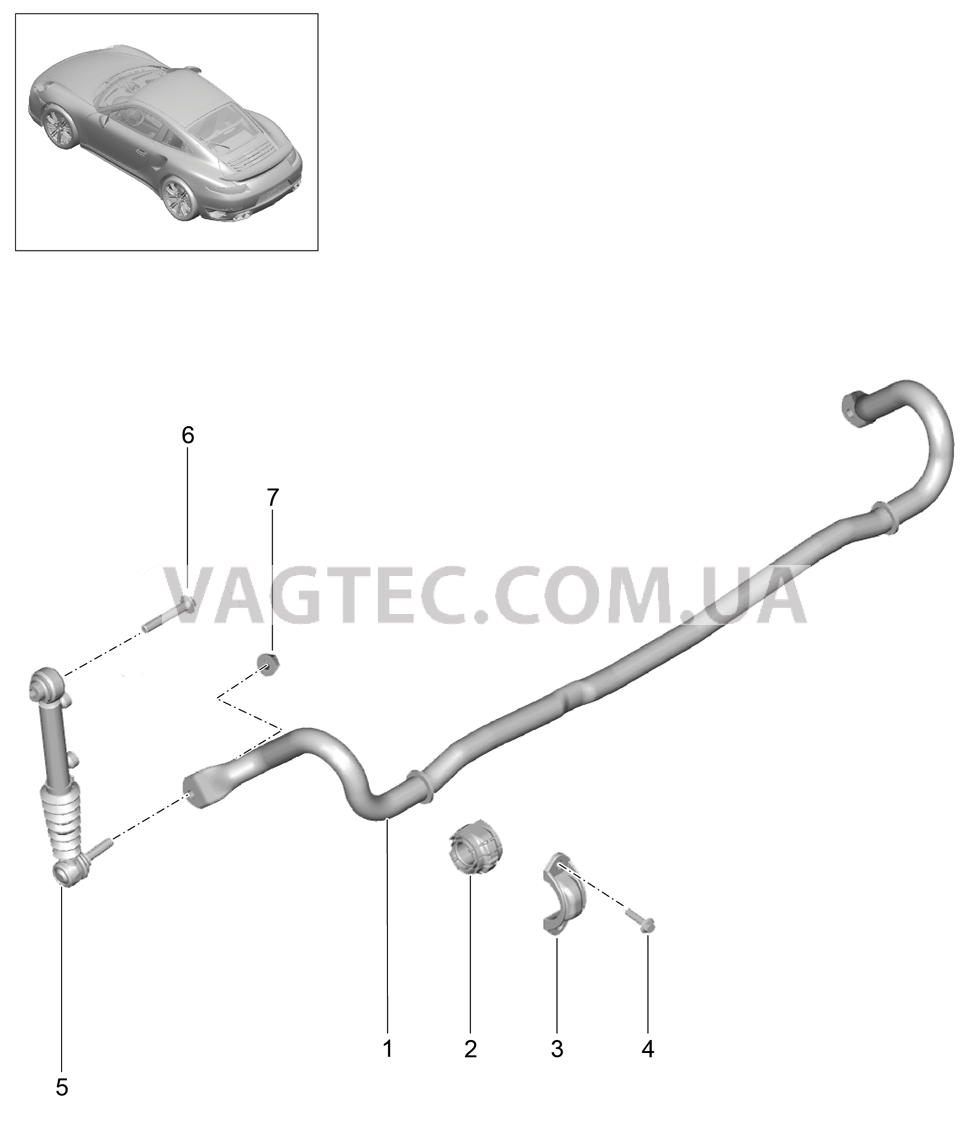 501-004 Стабилизатор, PDCC
						
						I031/352 для PORSCHE Porsche991Turbo 2014-2017